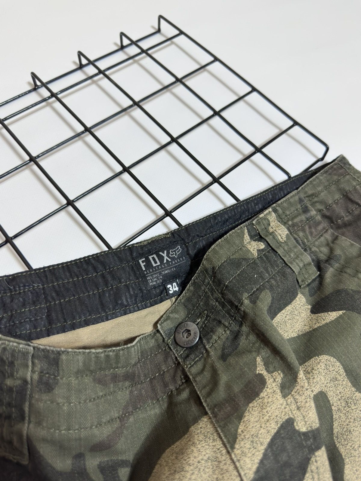 Fox Racing Fox Racing Heritage Forged Camo Cargo Vintage Shorts Size 34 Size US 34 / EU 50 - 4 Thumbnail