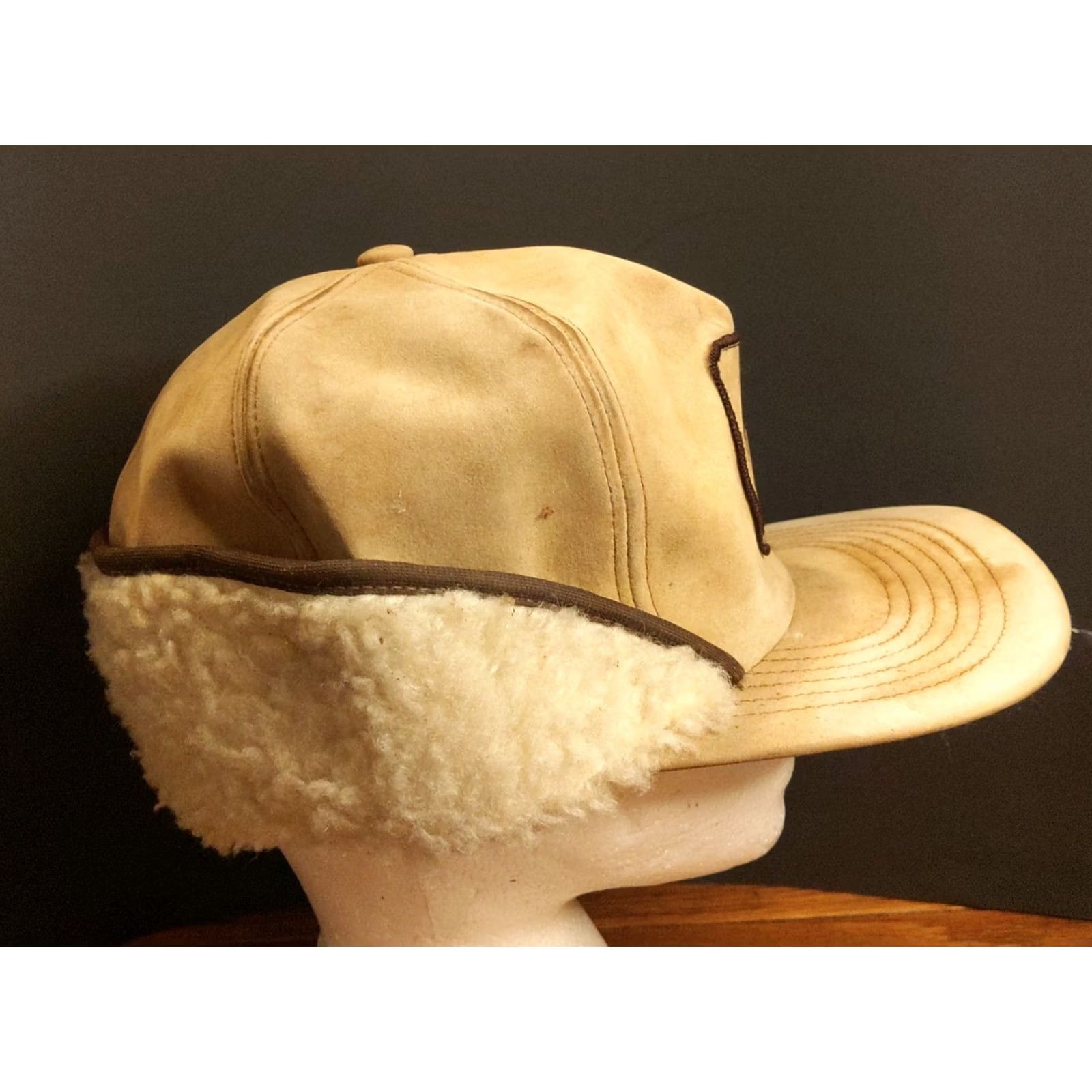 Vintage Vintage Garst Seed Corn Faux Suede Trapper Hat Beige Large L Workwear Men Cap Size US L / EU 52-54 / 3 - 6 Thumbnail
