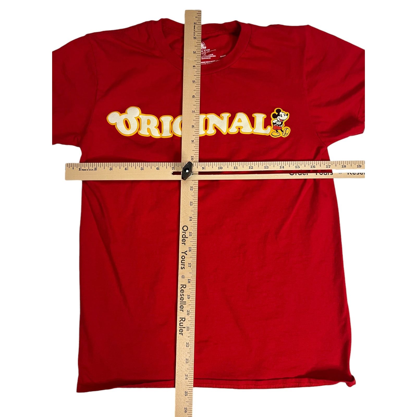 Disney Disney Mickey Mouse “Originals” Red T-shirt Adult Unisex Size US S / EU 44-46 / 1 - 6 Thumbnail