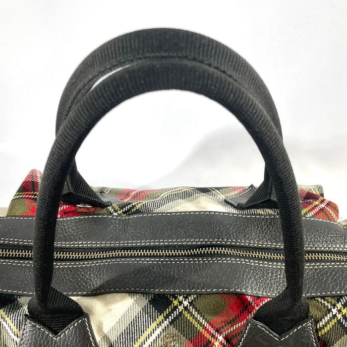 Vivienne Westwood Woolen Tartan Orb Duffle Bag | Grailed