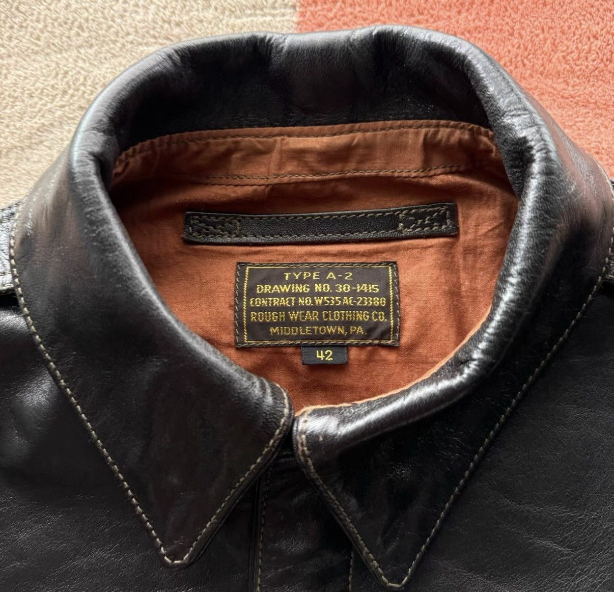 TOYS McCOY Toys McCoy Limited Edition A2 Horsehide Leather Jacket K22 Size US XS / EU 42 / 0 - 4 Thumbnail