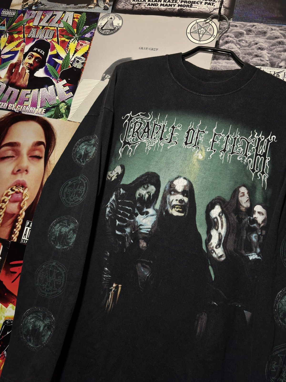 Vintage Cradle of Filth 2000s Heaven’s Mutant Children Long Sleeve Size US XL / EU 56 / 4 - 2 Thumbnail