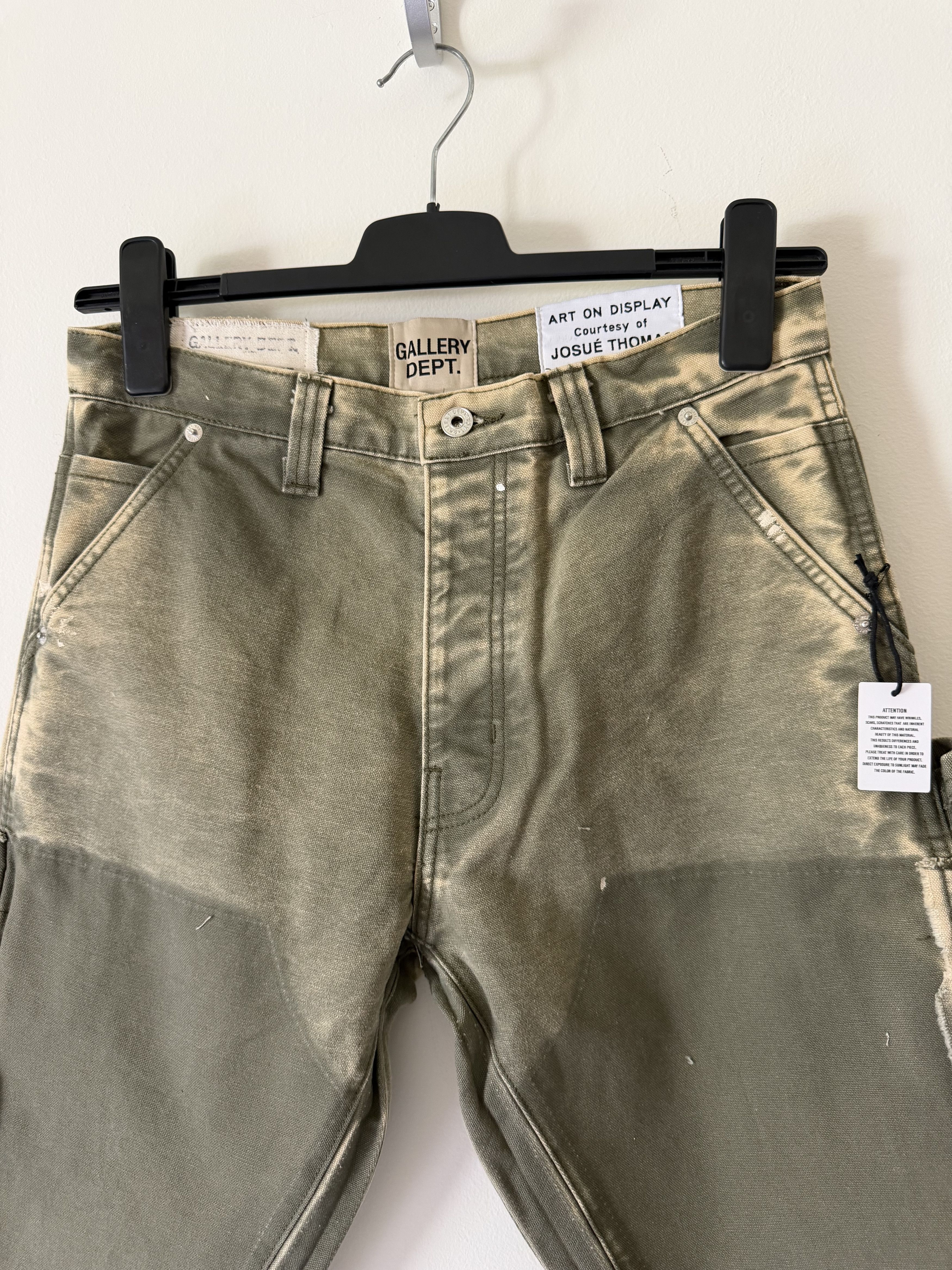 Gallery Dept. Gallery Dept. LA Flare Carpenter Pants in Moss Green Size US 31 - 2 Thumbnail