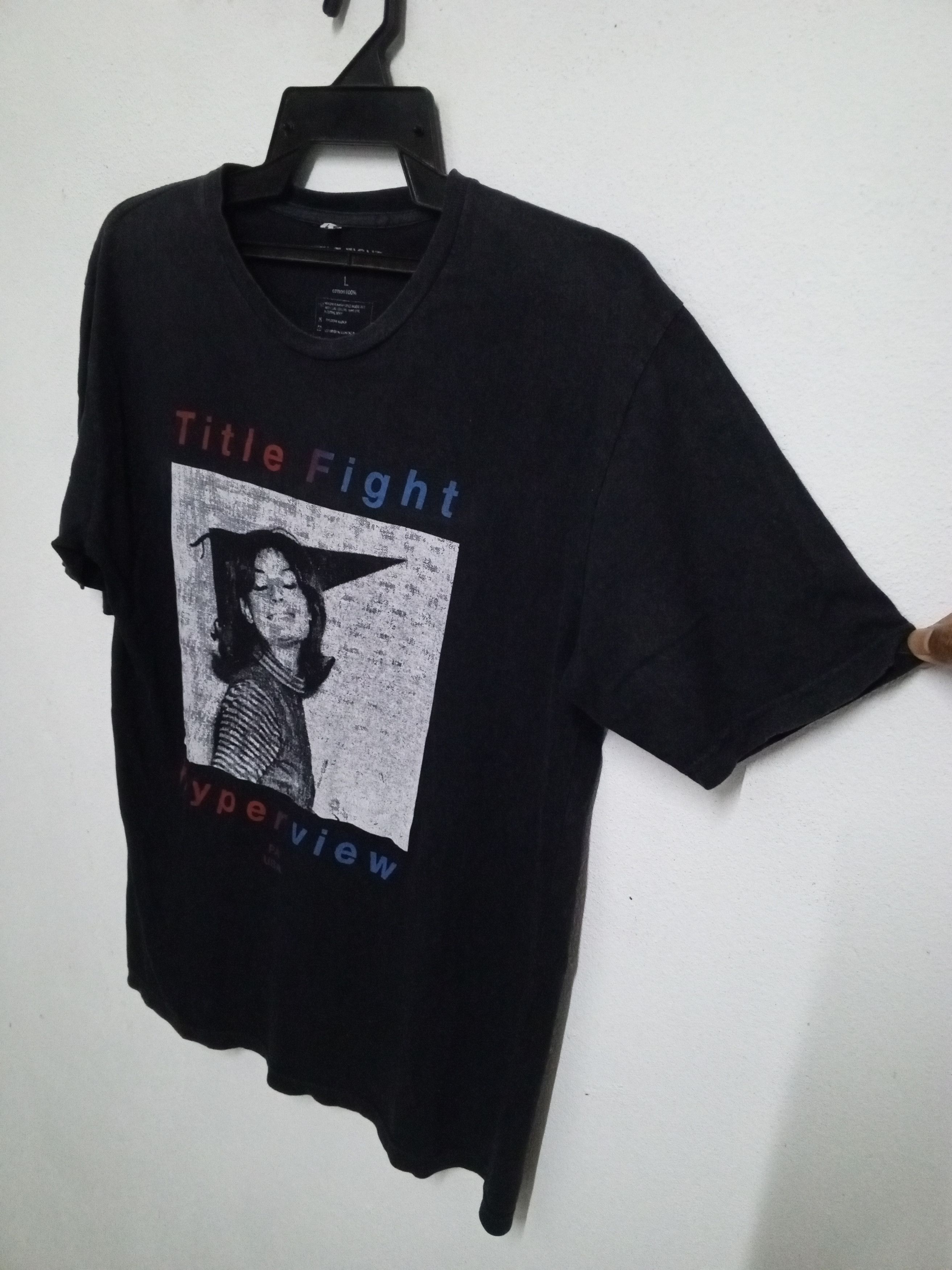 Band Tees 💥Title fight💥Hyperview 2015 PA USA rare Size US M / EU 48-50 / 2 - 6 Thumbnail