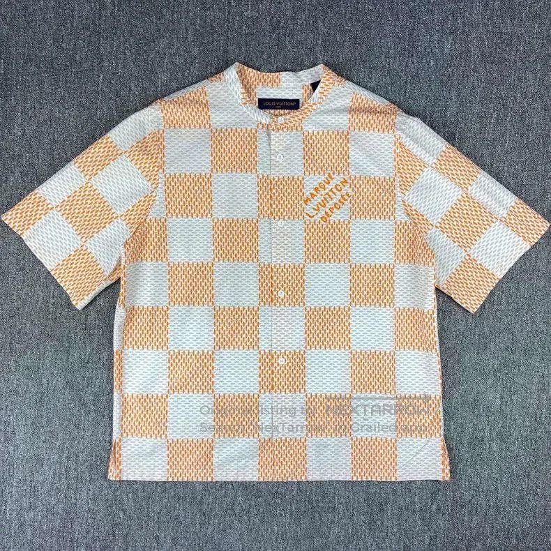 Louis Vuitton Louis Vuitton Checkerboard Shirt WM25712. Size US L / EU 52-54 / 3 - 1 Thumbnail