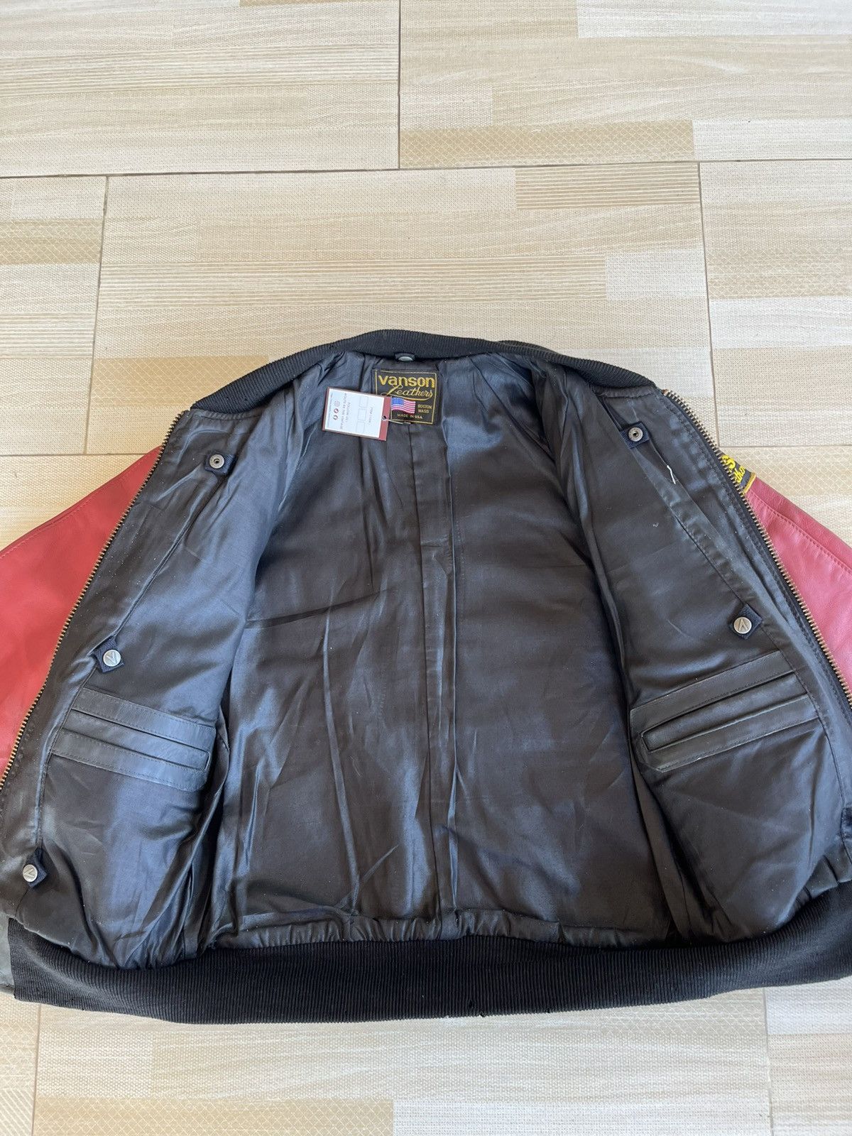 Vanson Leathers Vtg Vanson Leathers PRJ Race Team Jacket Boxy Cut TJP Size US S / EU 44-46 / 1 - 8 Thumbnail