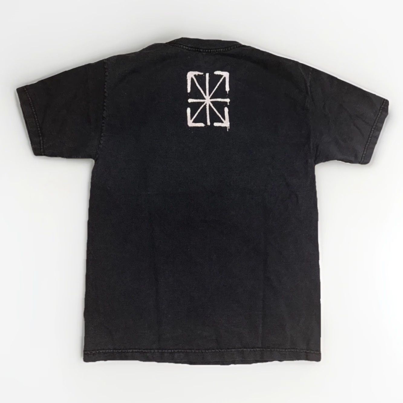 Vintage VINTAGE Seven Letter Graffiti Logo Graphic T-Shirt Black Small 19x26 Streetwear Tee Mens Shirt Size US S / EU 44-46 / 1 - 5 Thumbnail