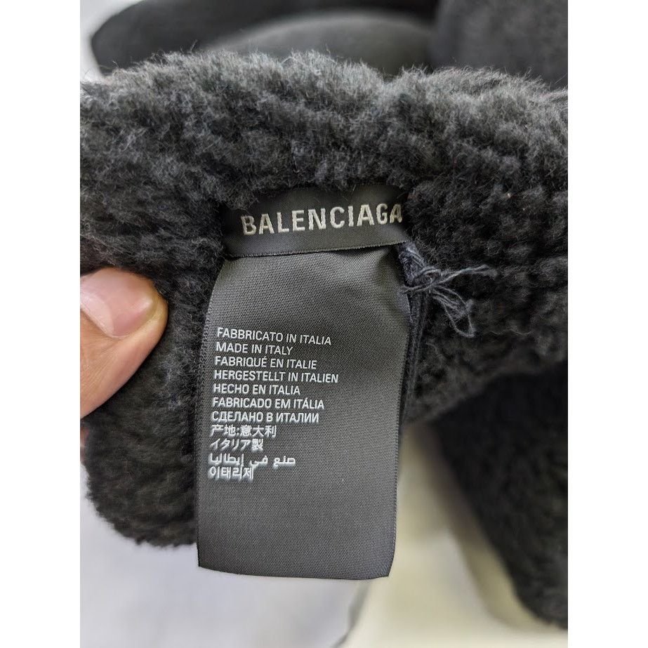 Balenciaga o1rshd1 Q:2 / Size: OS / Metal Soft Jacquard Fleece Scarf Size ONE SIZE - 9 Thumbnail
