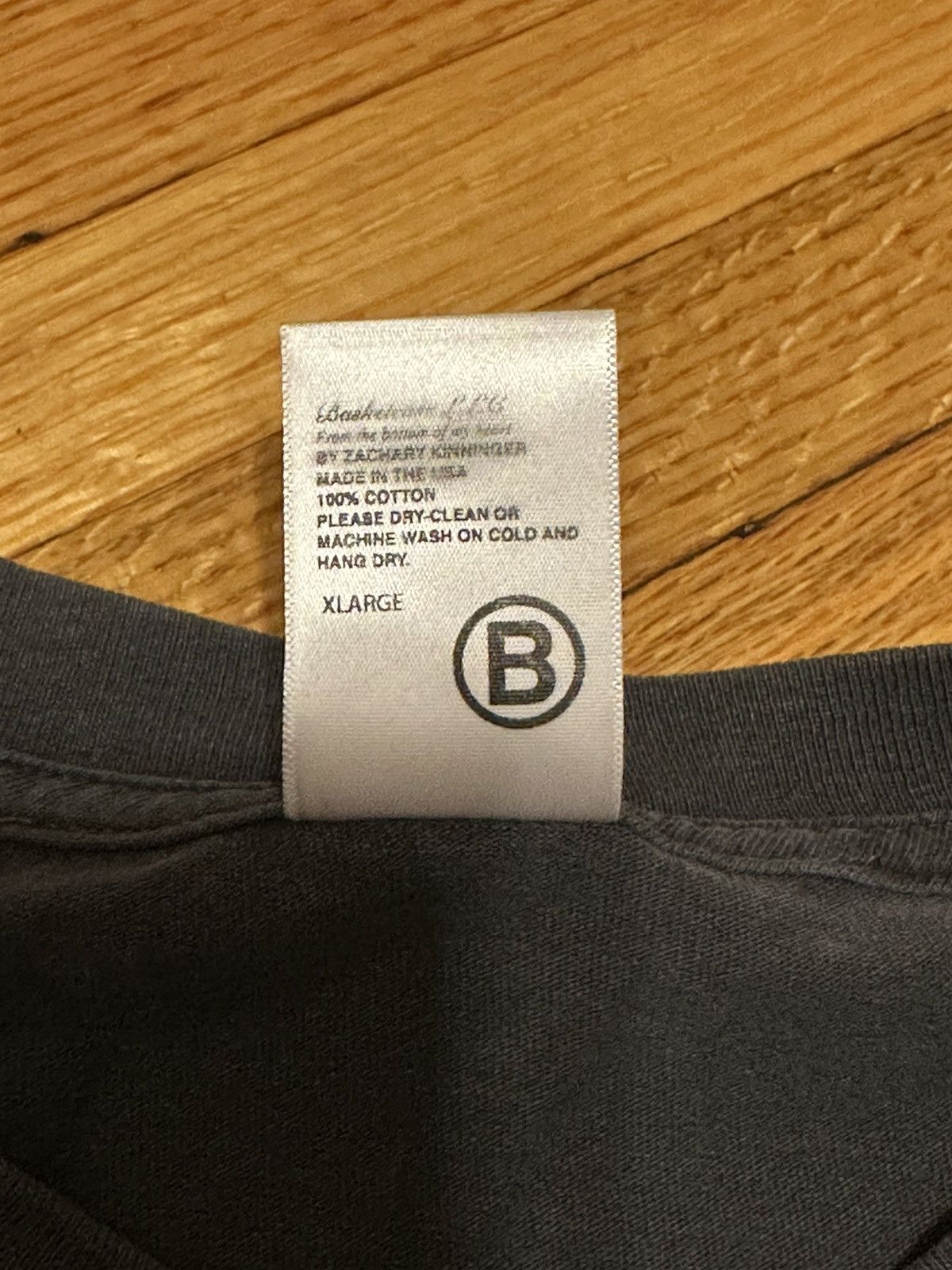 basketcase gallery Basketcase RECRUIT, a painted black t-shirt Size US XL / EU 56 / 4 - 6 Thumbnail