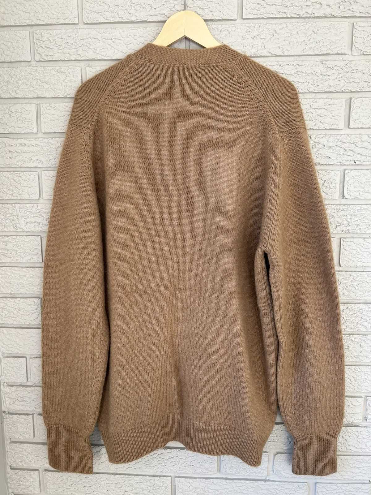 RARE Vintage 80s Peter Scott Camelhair Knit Cardigan