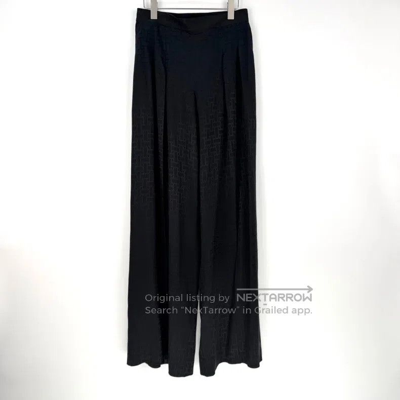 Hermes Hermes Black Silk Long Trousers Size 25" / US 0 / IT 36 - 3 Thumbnail