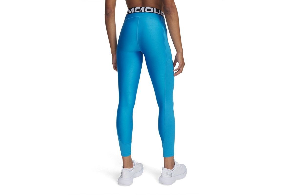 Under Armour Under Armour 1388693 Heat Gear Rib Leggings Blue ( L ) Size 36" / US 14 / IT 50 - 2 Thumbnail