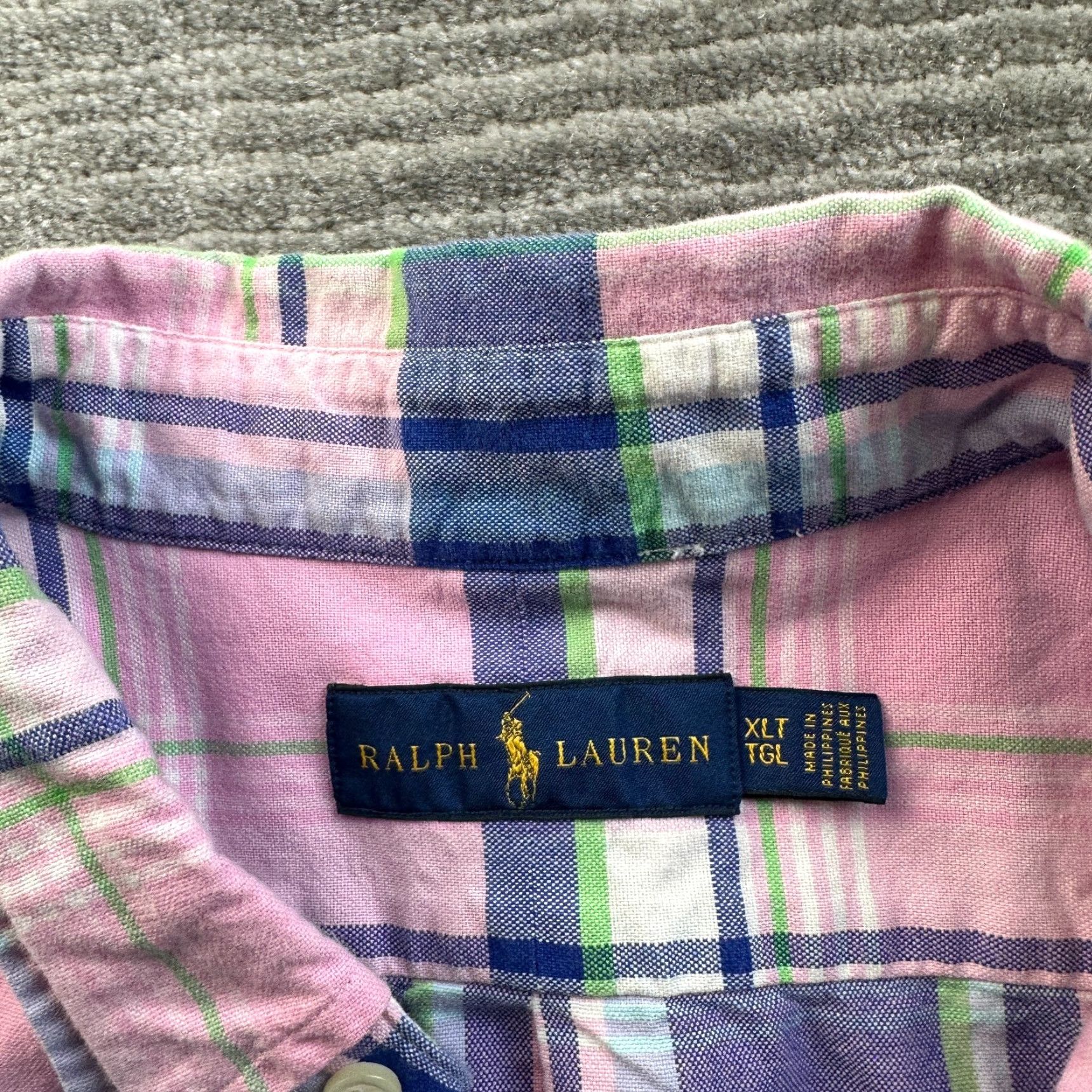 Ralph Lauren Ralph Lauren Shirt Mens XLT Extra Large Tall Pink Flesh Pony Button Up Size US XL / EU 56 / 4 - 6 Thumbnail