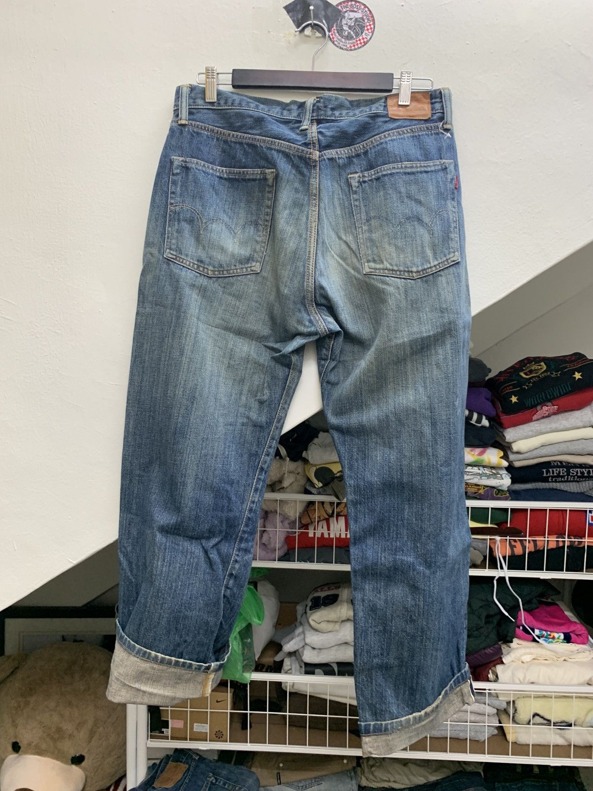 Edwin × Japanese Brand Vintage Edwin 505 SXR RARE Selvedge Denim Jeans Size US 33 - 2 Thumbnail