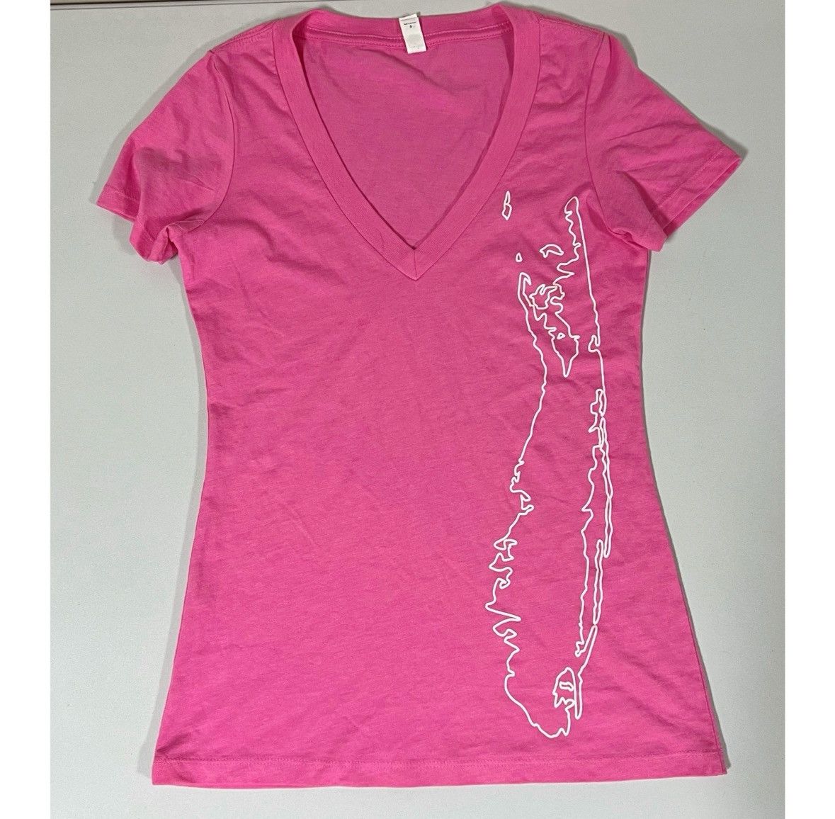 Vintage Pink ‘Long Island, NY: Represent’ T-Shirt Top Tee Size S 🏝️✨ Size S / US 4 / IT 40 - 1 Thumbnail