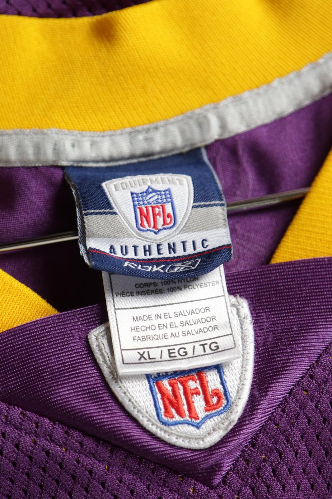 Reebok 08 Reebok NFL Equipment Vikings Peterson #28 Football Jersey Size ONE SIZE - 7 Thumbnail