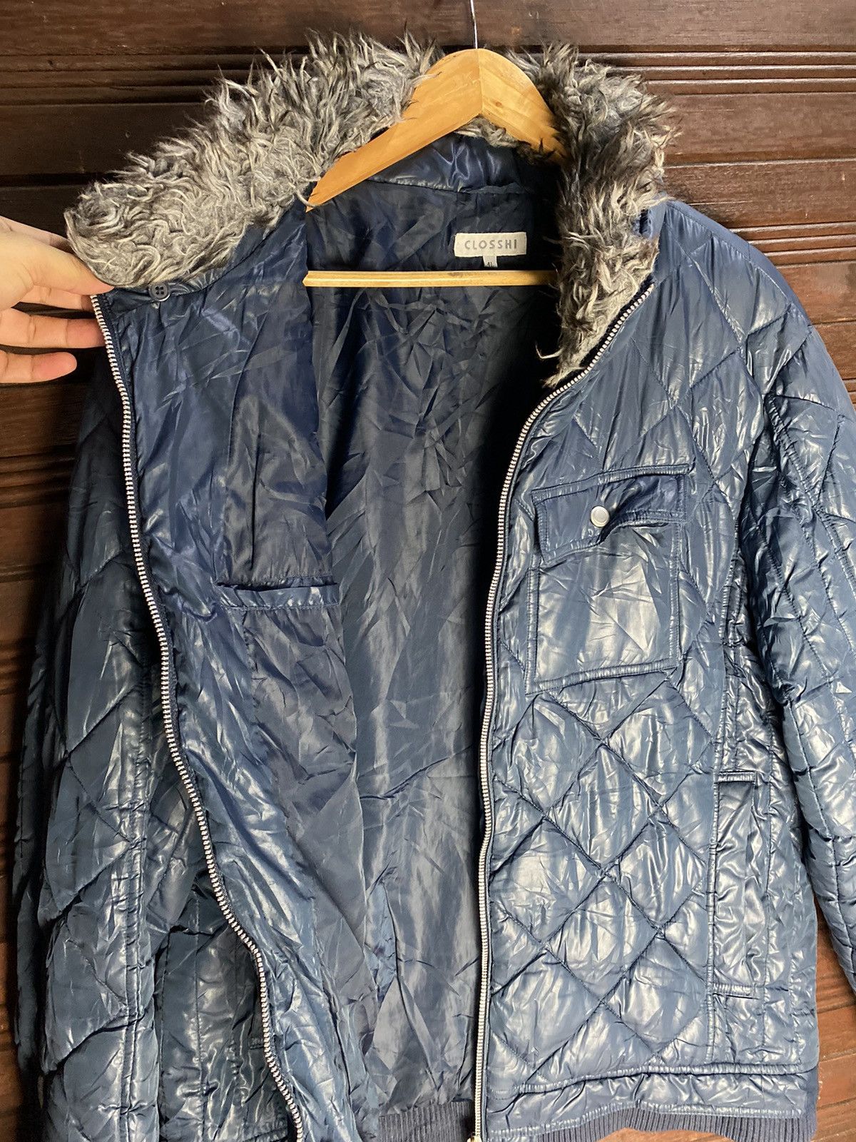 Japanese Brand Japanese Brand Closshi Fur minx Puffer Jacket Size US L / EU 52-54 / 3 - 3 Thumbnail