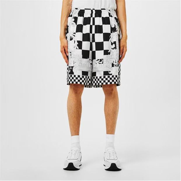 Versace o1g2r1mq0824 Medusa Contrasto Shorts in White & Black Size US 36 / EU 52 - 3 Thumbnail