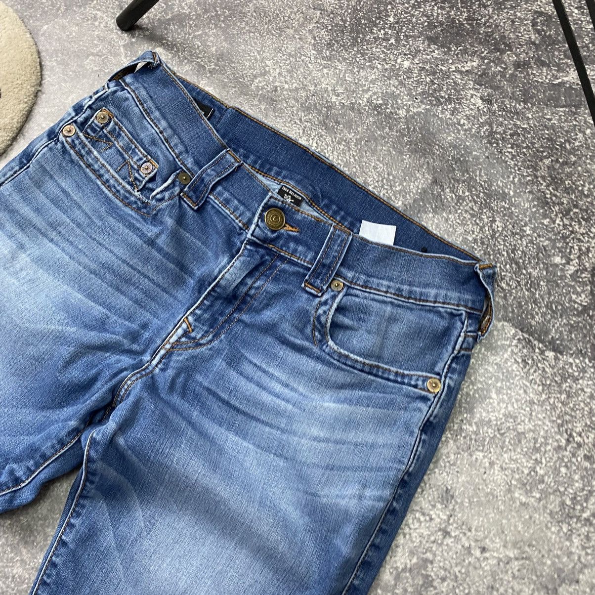 True Religion × Vintage Vintage True Religion Big Logo y2k opium hype denim jeans Size US 31 - 11 Thumbnail