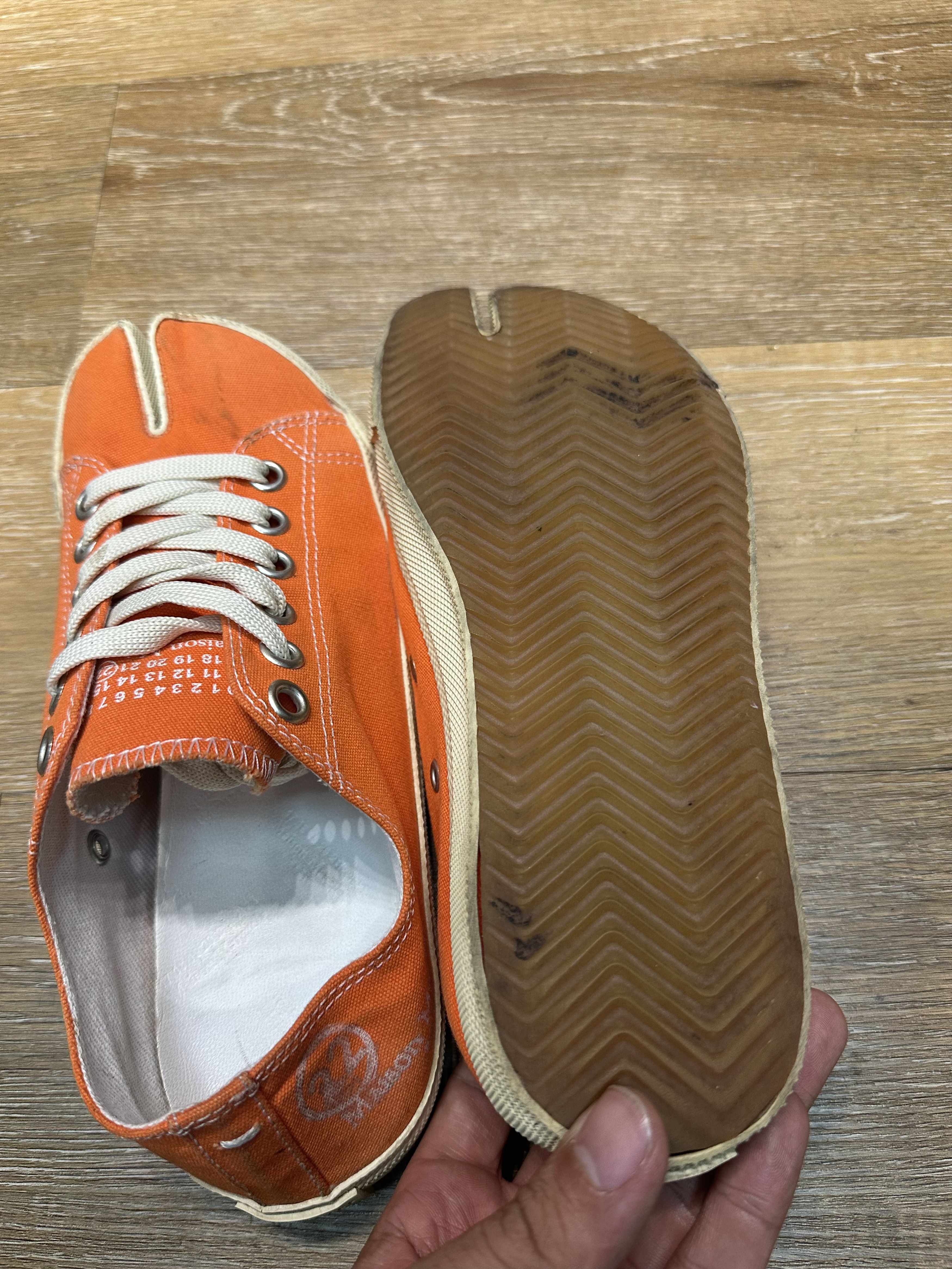 Maison Margiela Maison Margiela Tabi Canvas Orange Size US 8 / IT 38 - 6 Thumbnail