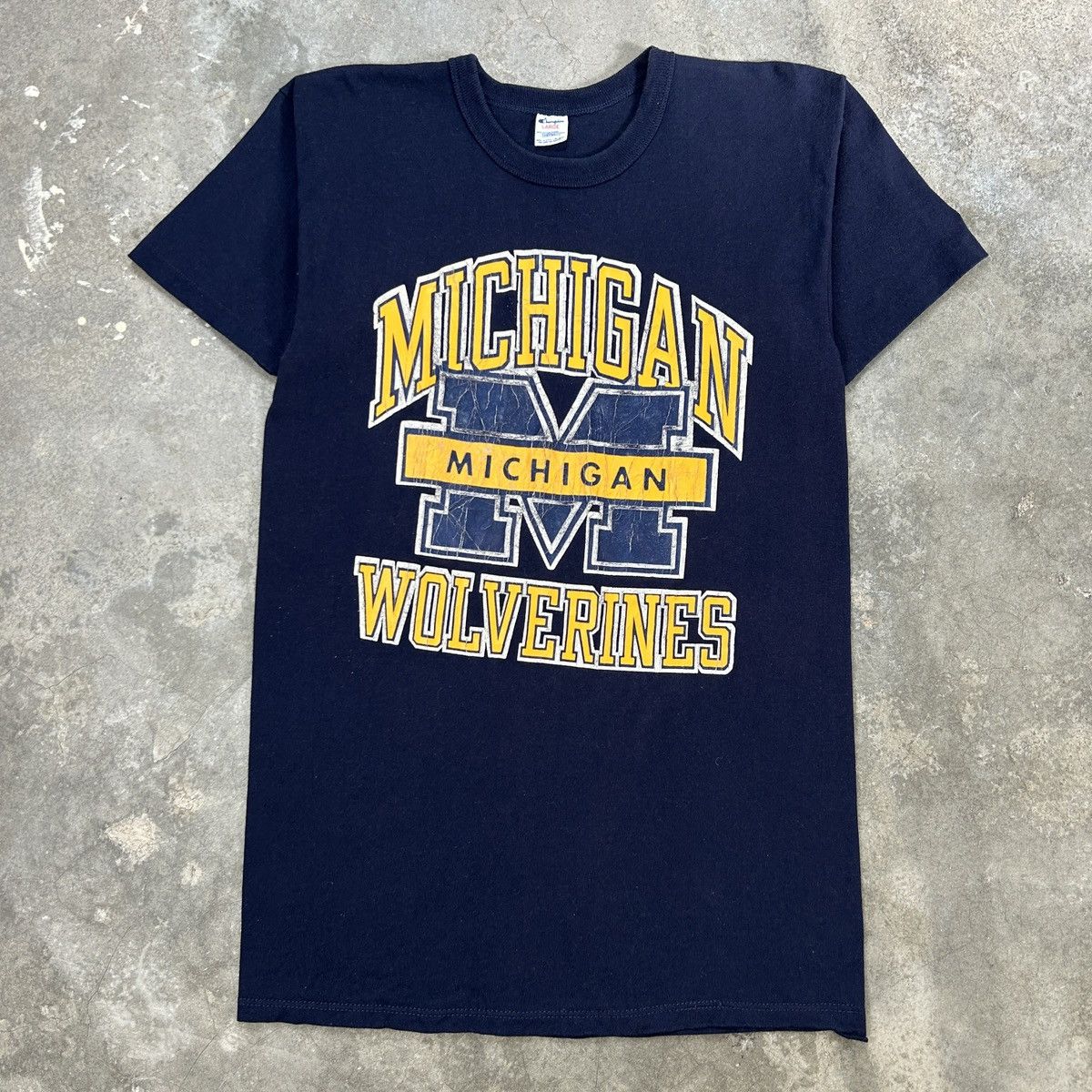 Champion × Vintage 1980s Champion - Michigan Wolverines Size US M / EU 48-50 / 2 - 1 Thumbnail