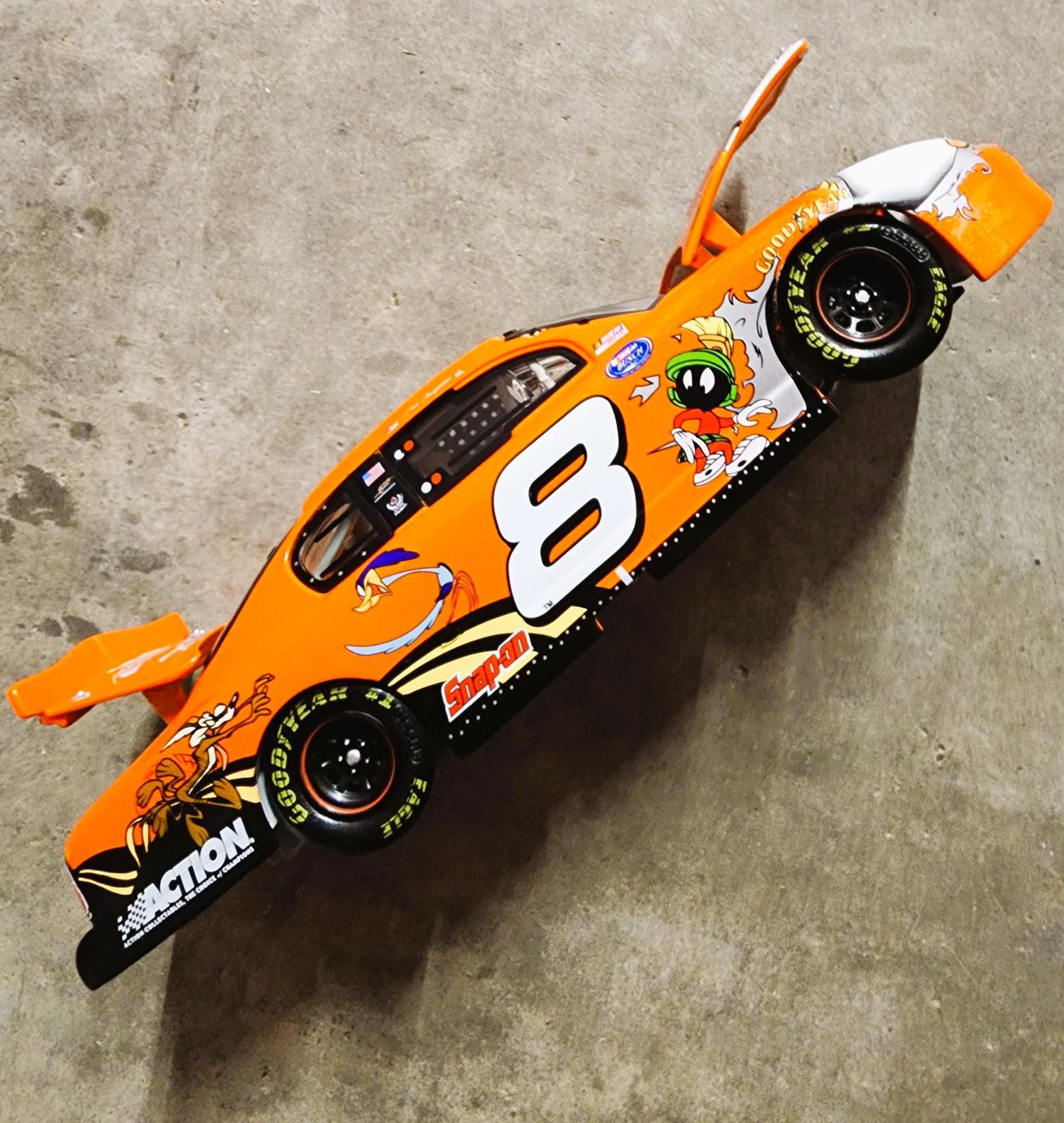 Action Bronson Dale Earnhardt Jr #8 Looney Tunes Monte Carlo 1:24 Diecast Size ONE SIZE - 3 Thumbnail