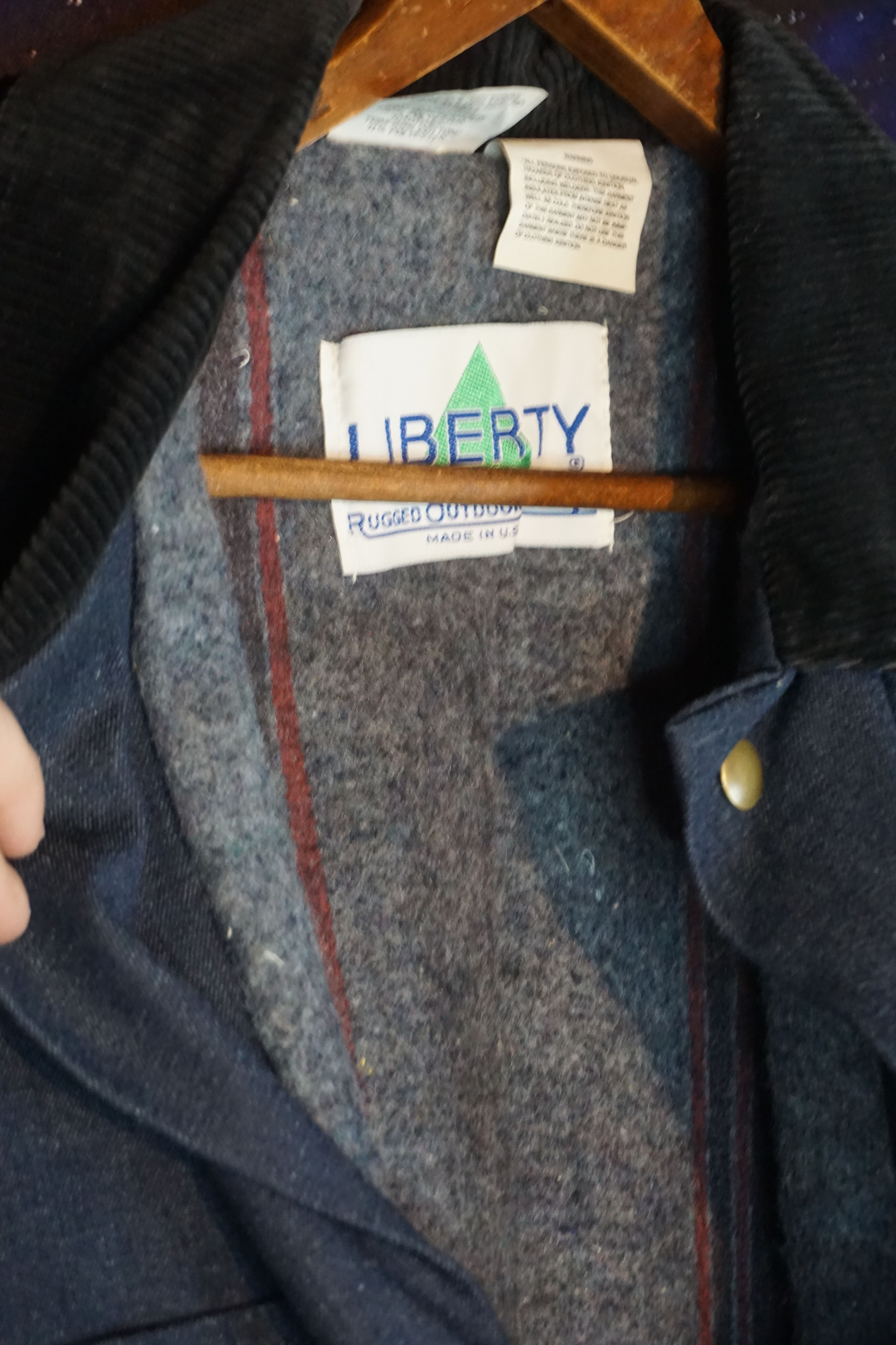 Liberty × Vintage Vintage LIBERTY Made in U.S.A DS Demin Chore Jacket Lined Size US M / EU 48-50 / 2 - 5 Thumbnail