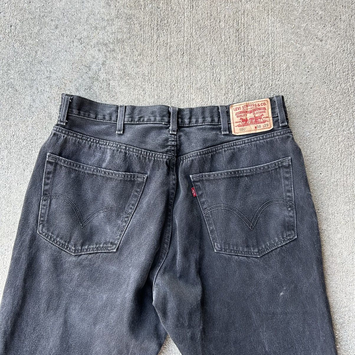 Levi's × Vintage 2006 Levi’s 550 baggy style black denim Size US 38 / EU 54 - 2 Thumbnail