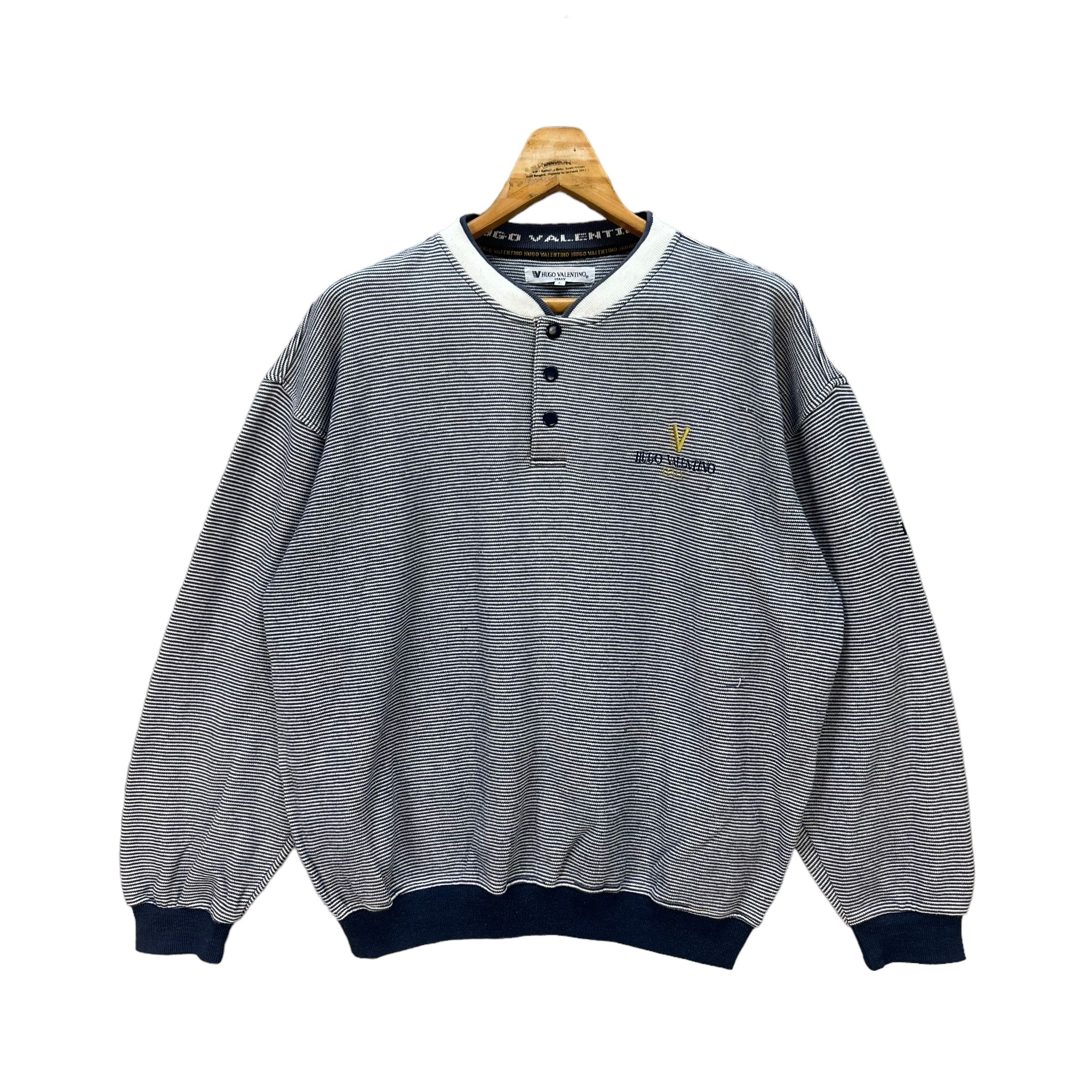 Valentino HUGO VALENTINO STRIPES SWEATSHIRTS #7934-191 Size US L / EU 52-54 / 3 - 1 Thumbnail