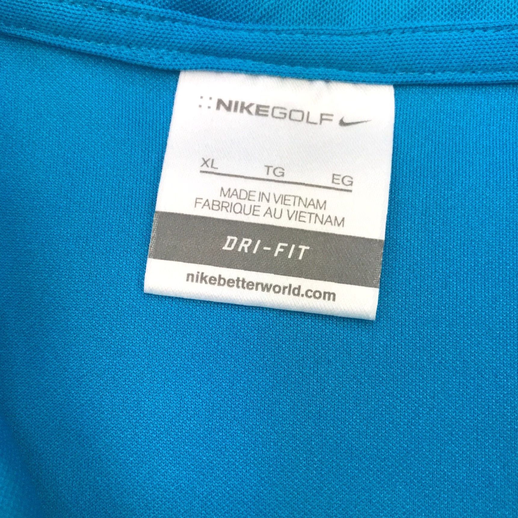 Nike Nike Golf Polo Extra Large Blue Dri-Fit Custom Embroidered Shirt Womens Size XL / US 12-14 / IT 48-50 - 3 Thumbnail