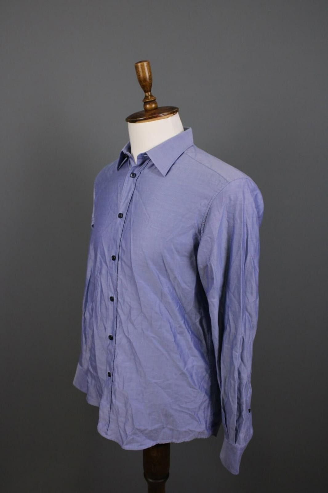 Z Zegna Z Zegna Blue City Button Down Shirt Size 39 / 15 1/2 Size US M / EU 48-50 / 2 - 8 Thumbnail