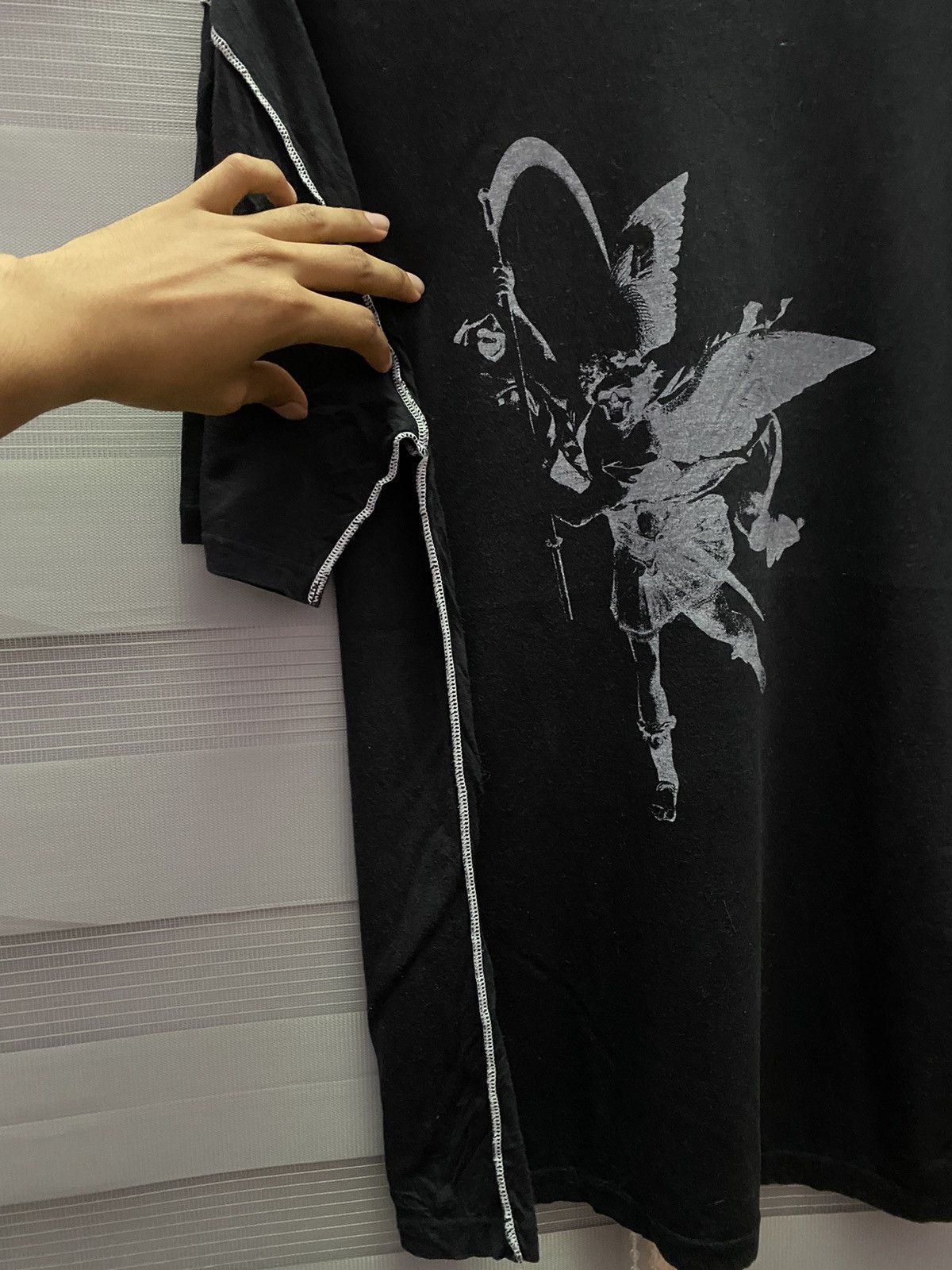 If Six Was Nine Angel of Death Cupid ifsixwasnine Styled Gothic Punk Tees Size US L / EU 52-54 / 3 - 6 Thumbnail