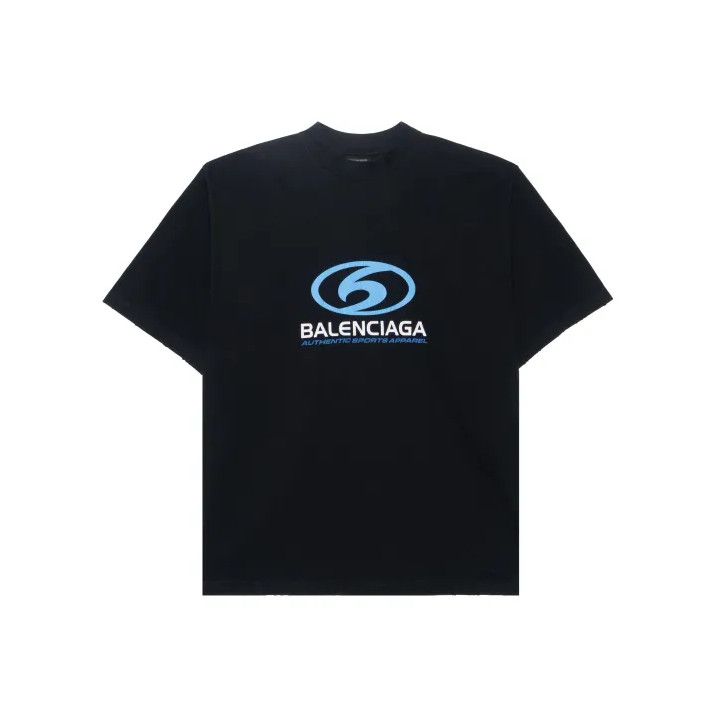 Balenciaga Balenciaga Logo Print Black Short Sleeve T-shirt Size US XS / EU 42 / 0 - 1 Thumbnail