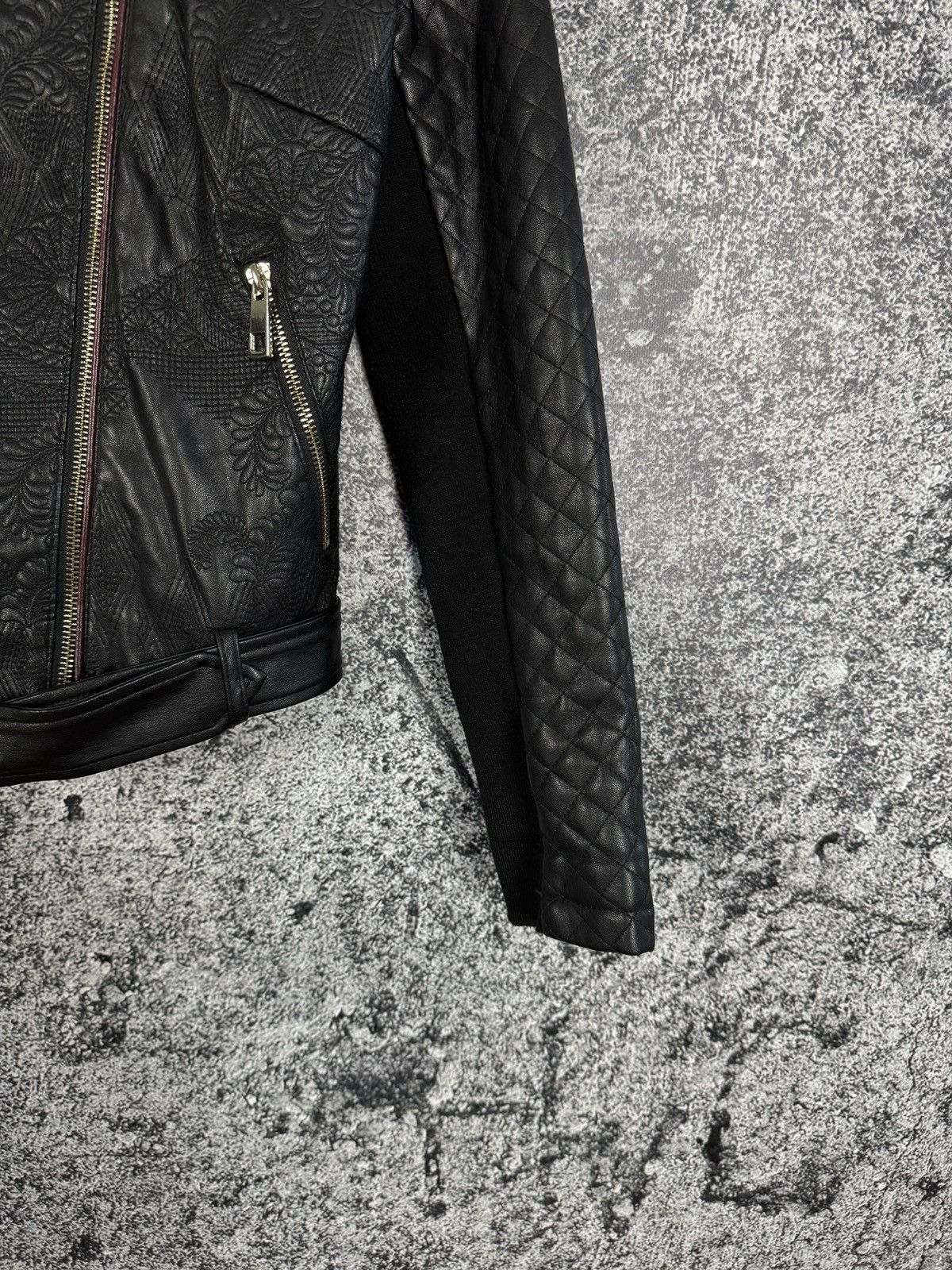 Desigual Desigual Pakaian Jadi Wanita Faux Leather Jacket Size 38 Size XS / US 0-2 / IT 36-38 - 5 Thumbnail