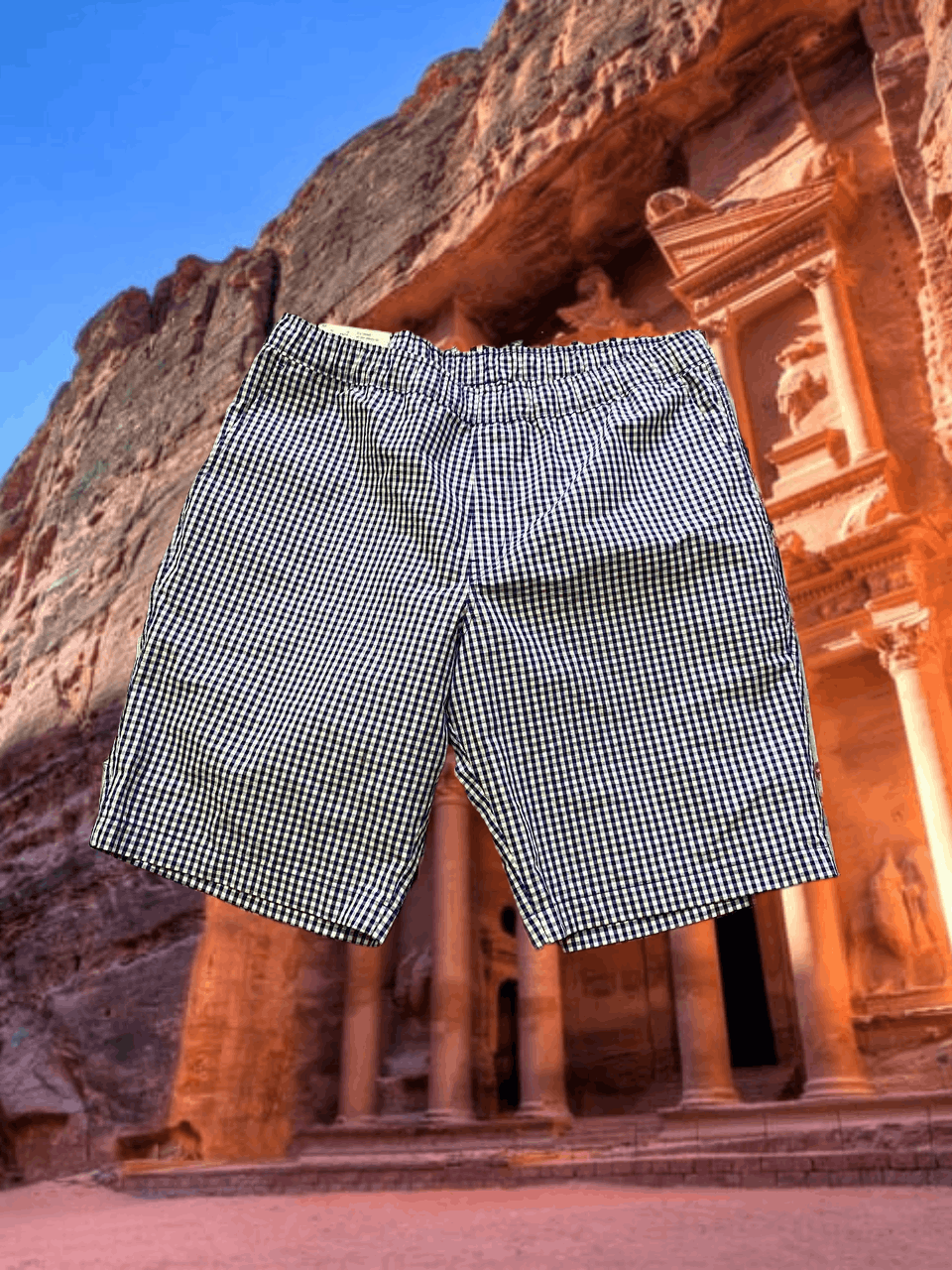 Uniqlo Vintage print shorts Uniqlo Y2K streetwear Size US 36 / EU 52 - 1 Thumbnail