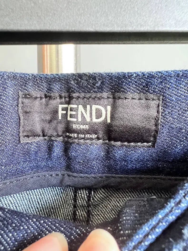 Fendi Fendi Jigsaw embroidery pattern jeans Size US 32 / EU 48 - 4 Thumbnail