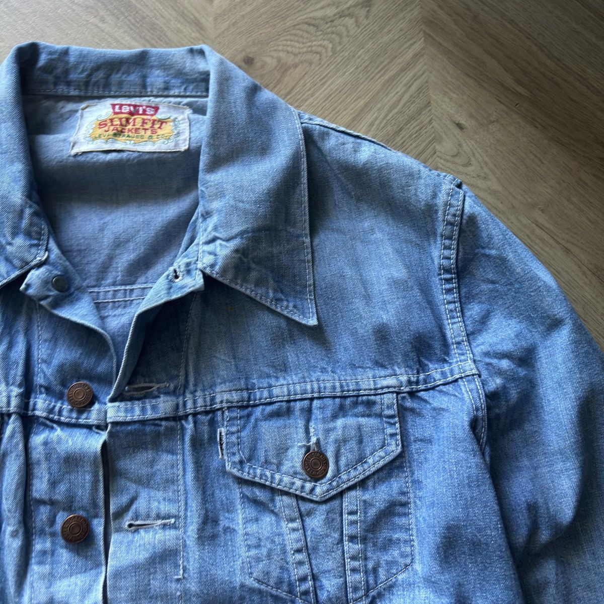 Levi's 1960s Vintage Levis slim fit denim jacket Size US S / EU 44-46 / 1 - 6 Thumbnail