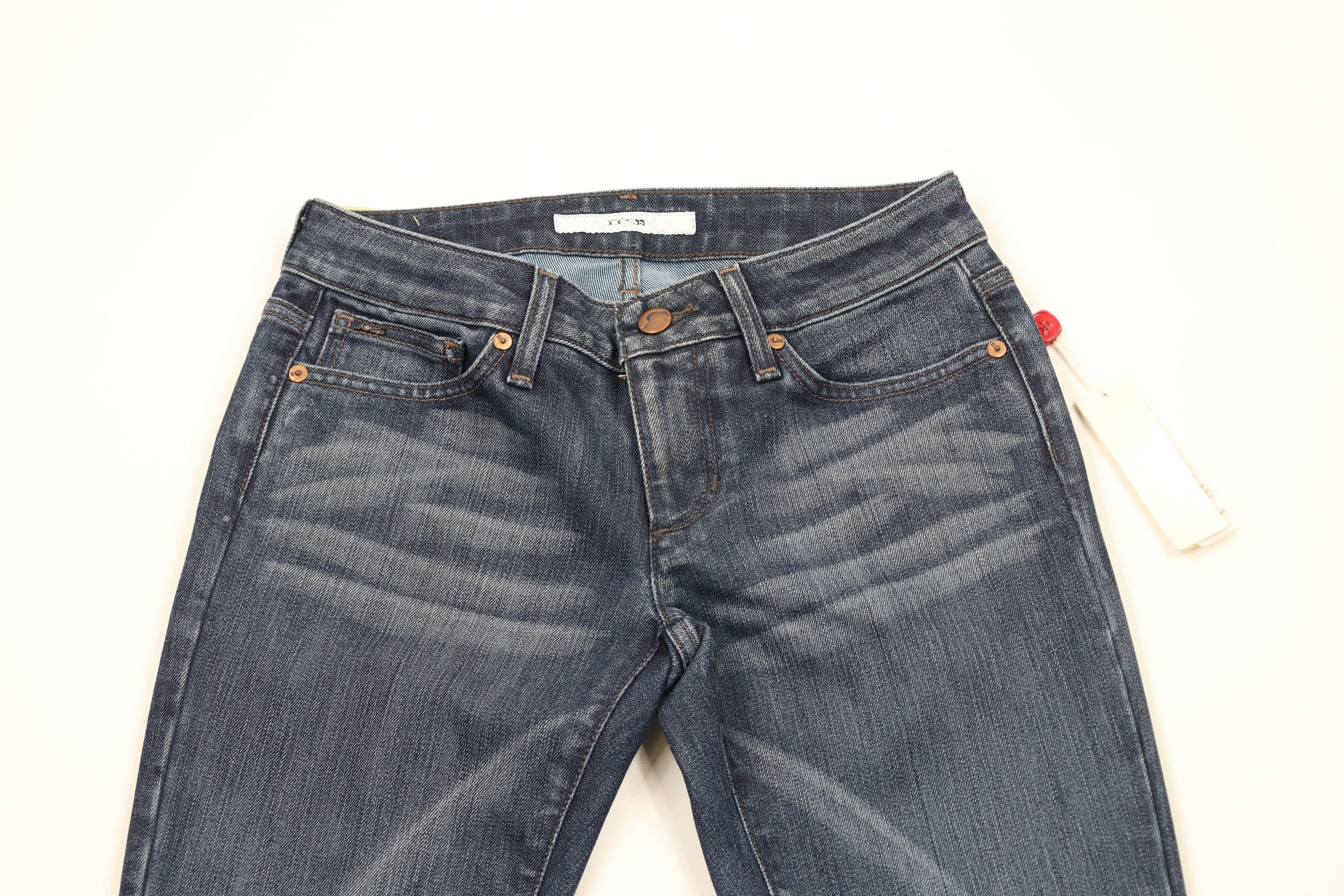 Vintage New Joe's Jeans Booty Fit Curvy Flared Wide Leg Denim Jeans Size 26" / US 2 / IT 38 - 2 Thumbnail