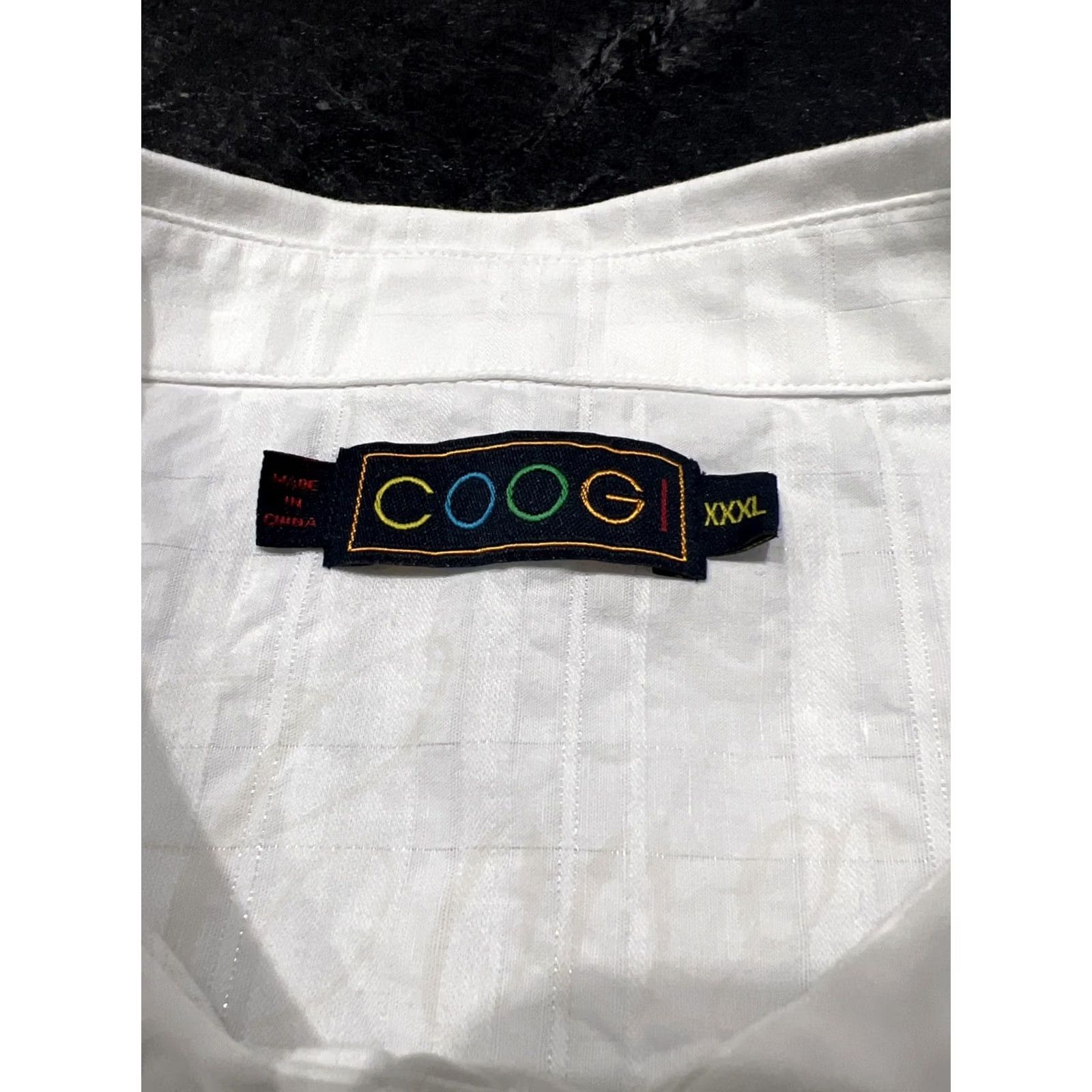 Coogi VTG COOGI Australia Shirt Men’s 3XL Button Up Short Sleeve S/S Embroidery Floral Size US XXL / EU 58 / 5 - 7 Thumbnail