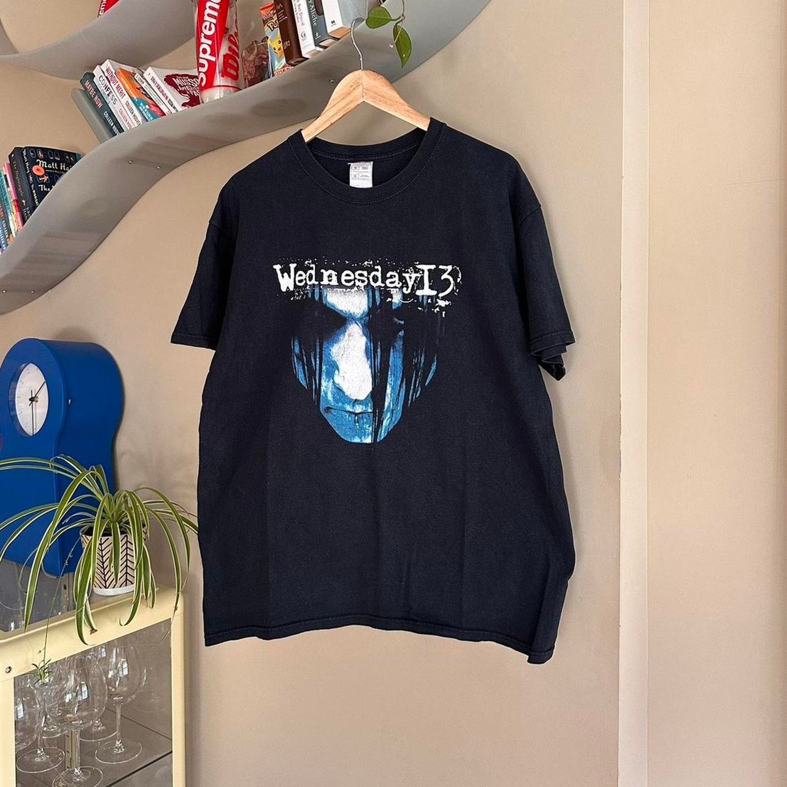 Band Tees × Fruit Of The Loom × Vintage Vintage Wednesday 13 Band Shirt Size US XL / EU 56 / 4 - 1 Thumbnail
