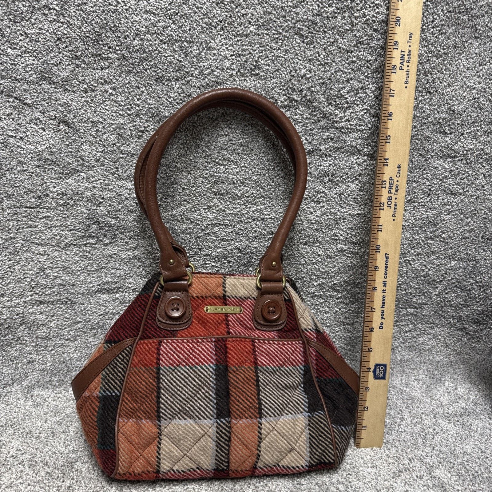 Vera Bradley Vera Bradley Purse Quilted Wool Leather Boho Retro Y2K Size ONE SIZE - 9 Thumbnail
