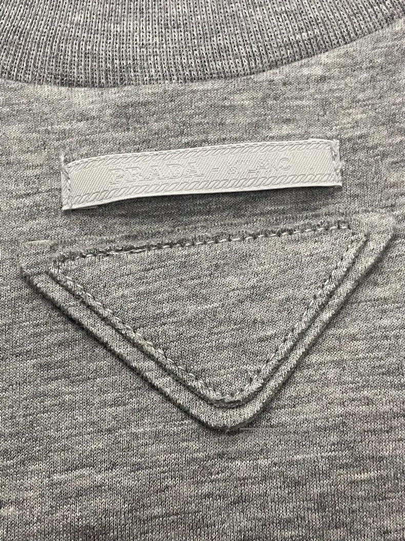 Prada Prada Gray stitched white fake two pieces Size M / US 6-8 / IT 42-44 - 2 Thumbnail