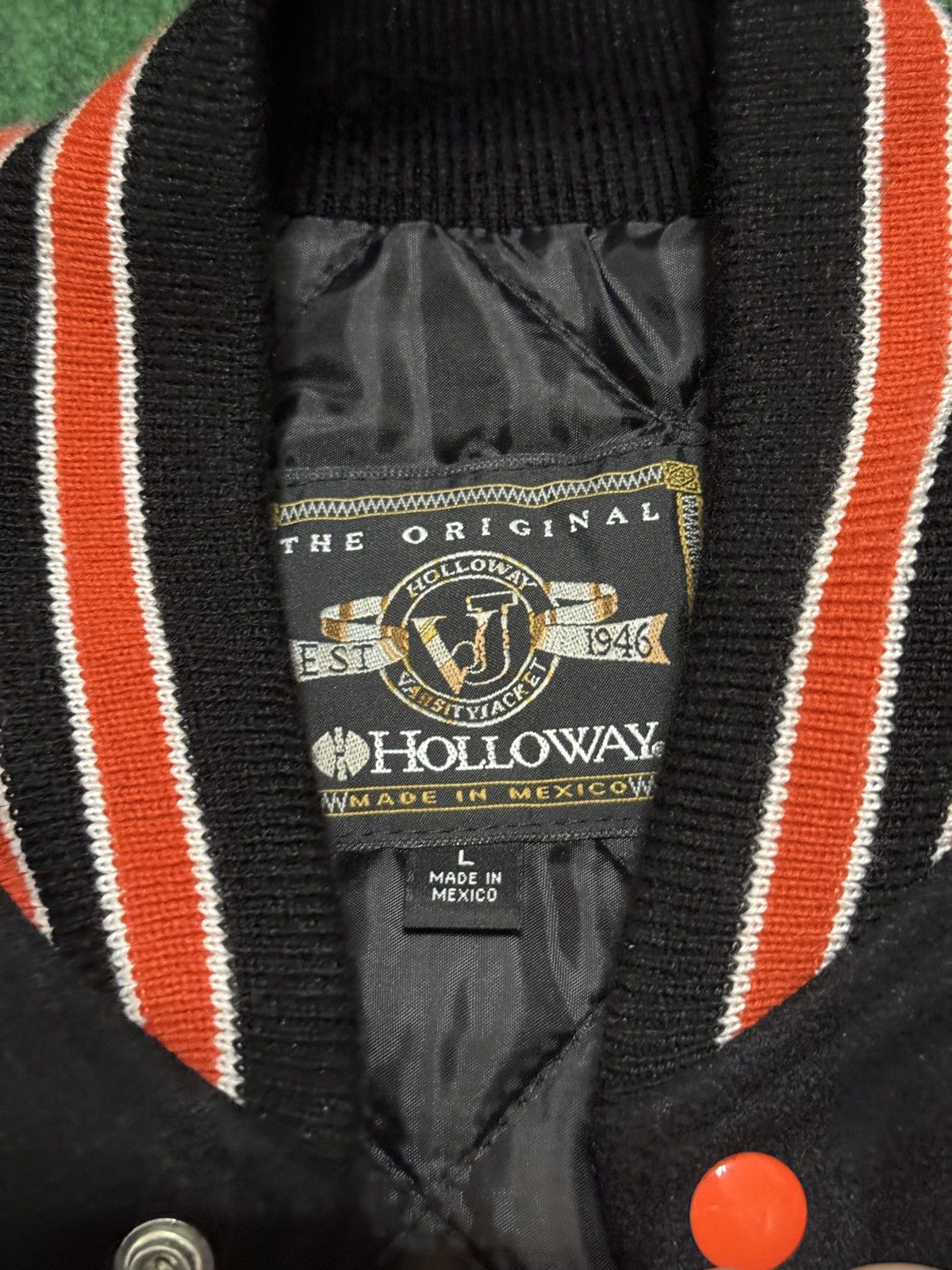 Holloway × Vintage Cathedral Prep Erie Pa Baseball Basketball Varsity Jacket Size US L / EU 52-54 / 3 - 4 Thumbnail