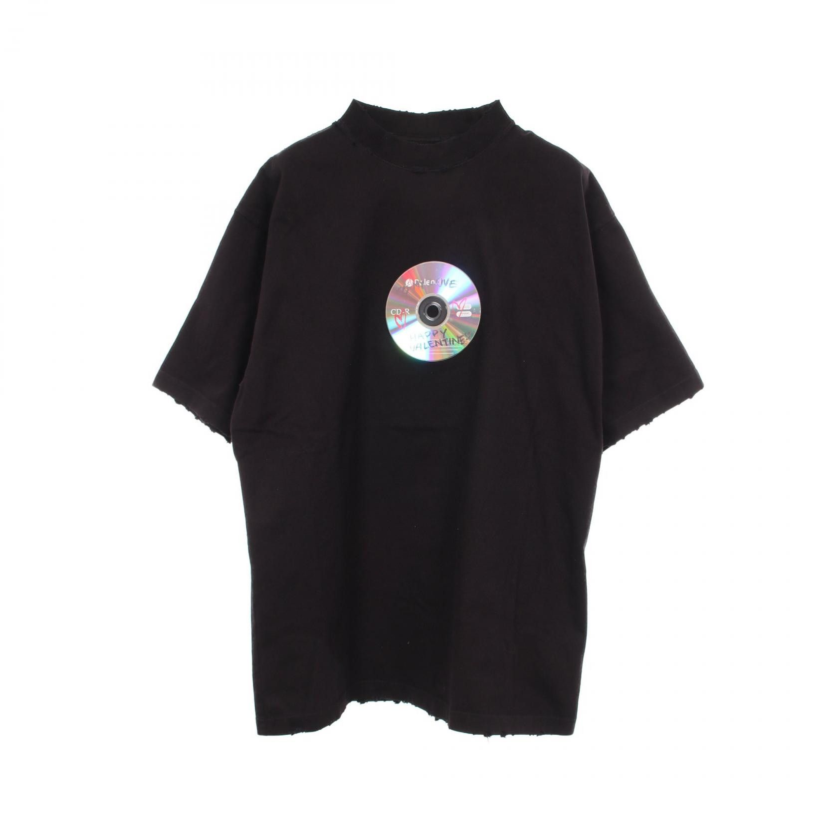 Balenciaga Balenciaga Balenciaga Valentine CD Cotton T shirt Textile T-Shirts DUTY FREE for USA Size ONE SIZE - 1 Thumbnail