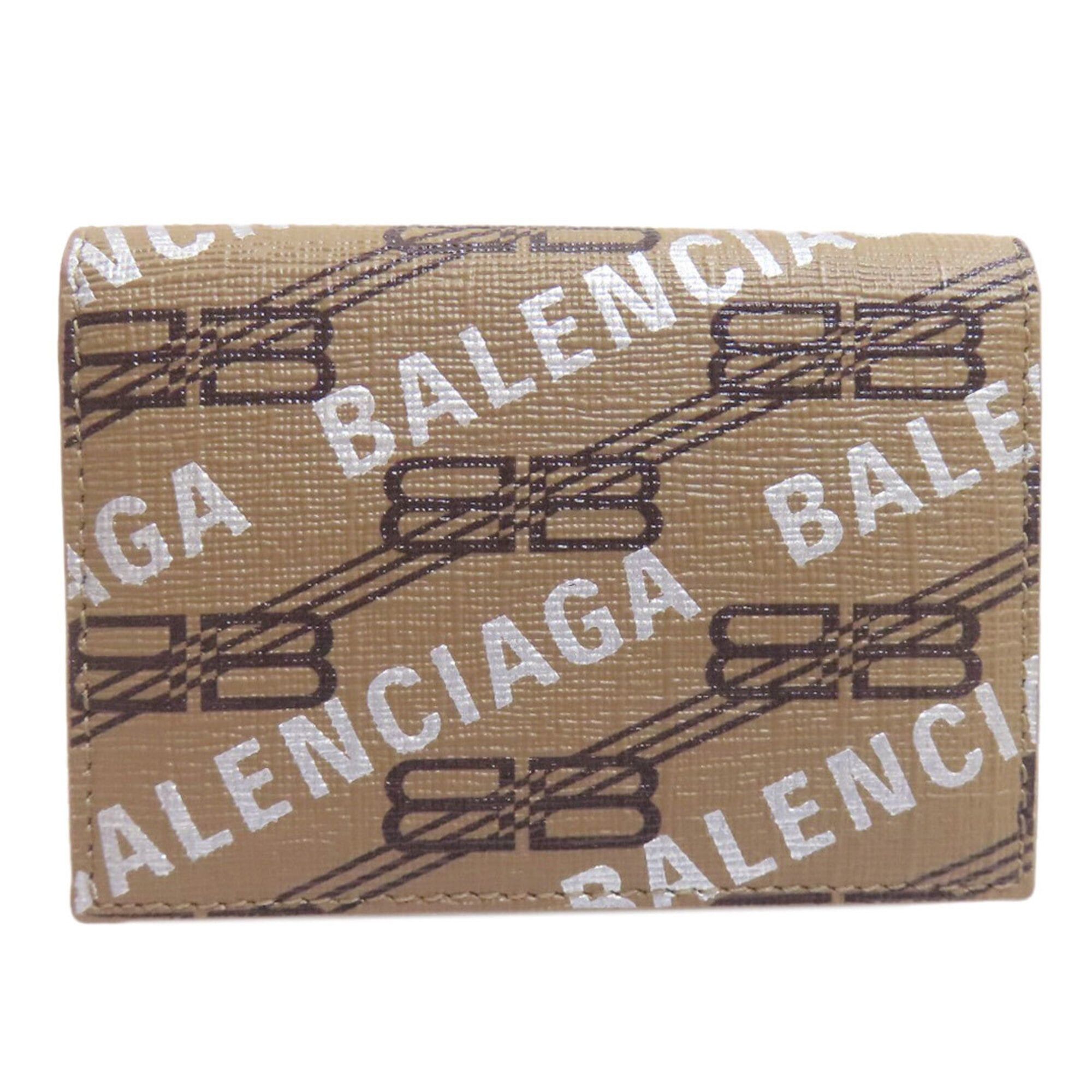 Balenciaga Balenciaga 594312 Tri-fold Wallet Mini Bi-fold Leather Women's BALENCIAGA Size ONE SIZE - 1 Thumbnail