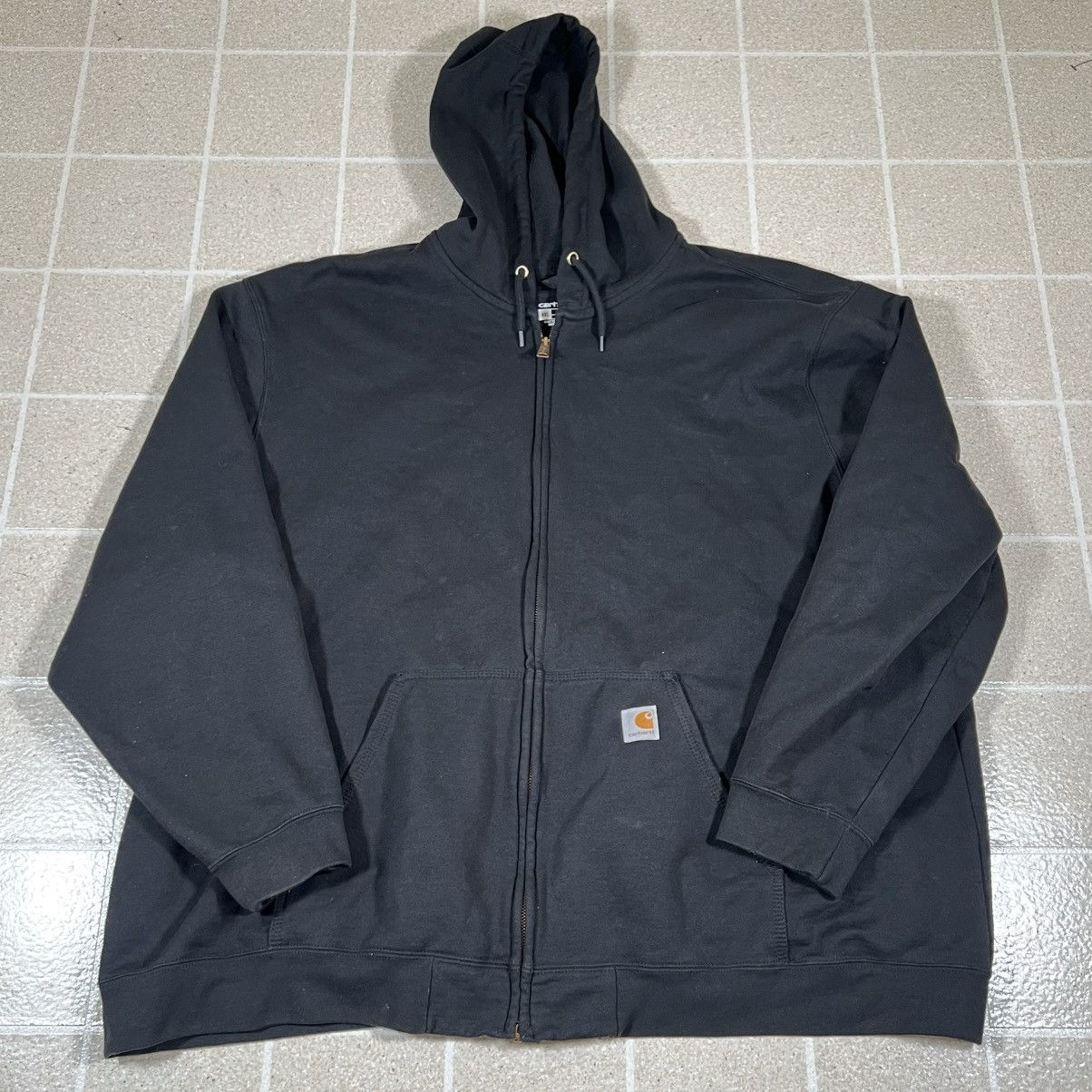 Carhartt Carhartt sz 4XL Black Full Zip Hoodie Sweatshirt Original Size US XXL / EU 58 / 5 - 1 Thumbnail