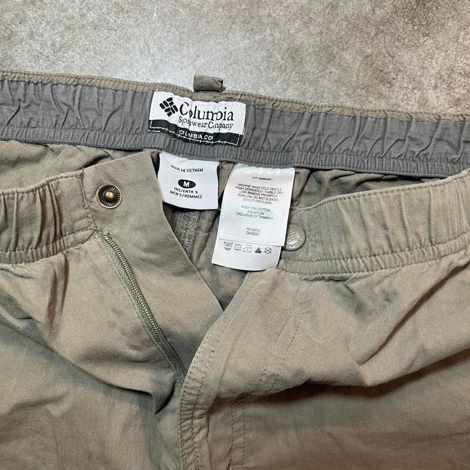 Columbia Men’s Cotton Olive Green Columbia Sportswear Outdoor Shorts Size US 29 - 4 Thumbnail