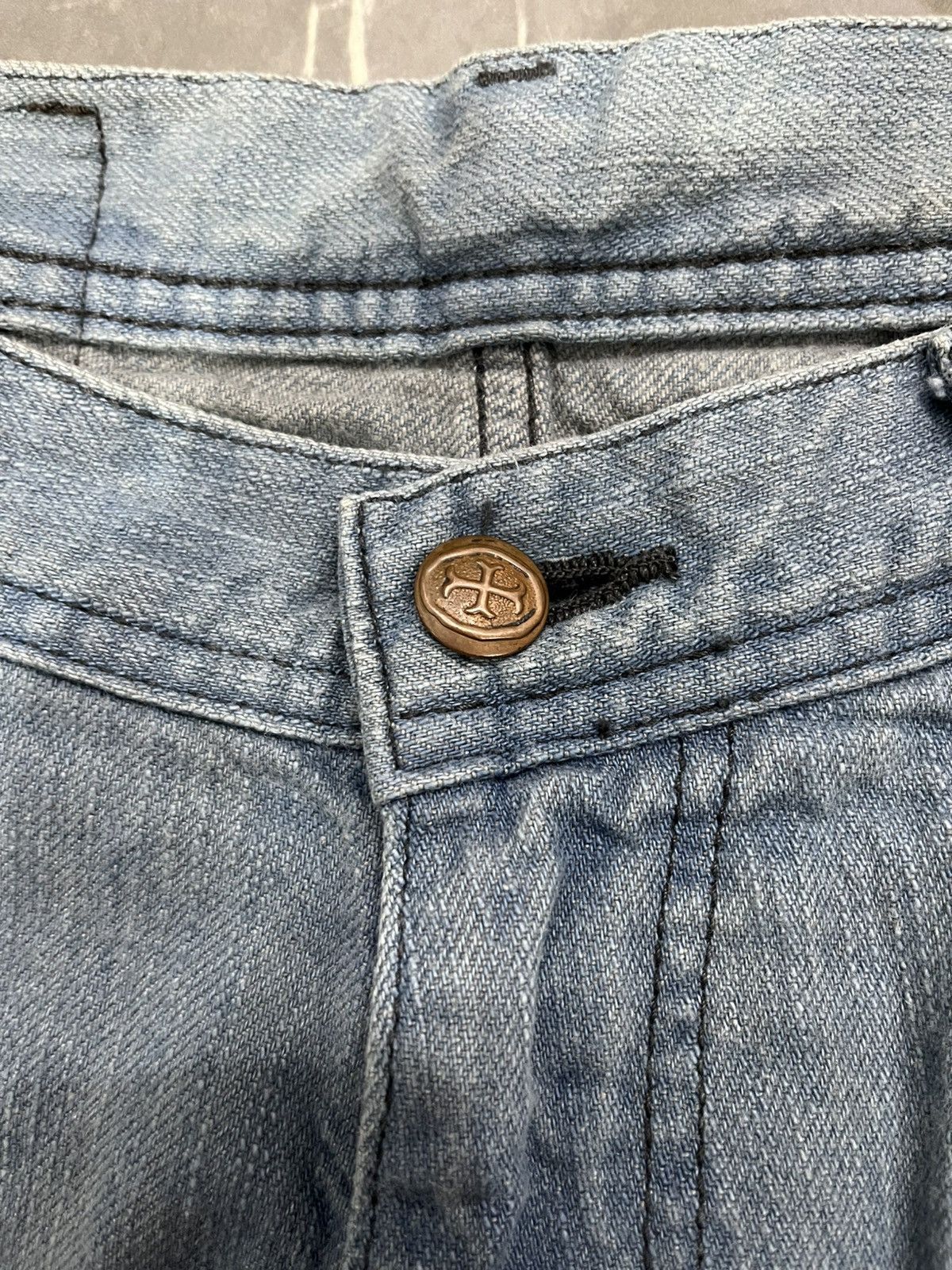 Yohji Yamamoto TETE HOMME FLARED JEANS Size US 32 / EU 48 - 6 Thumbnail