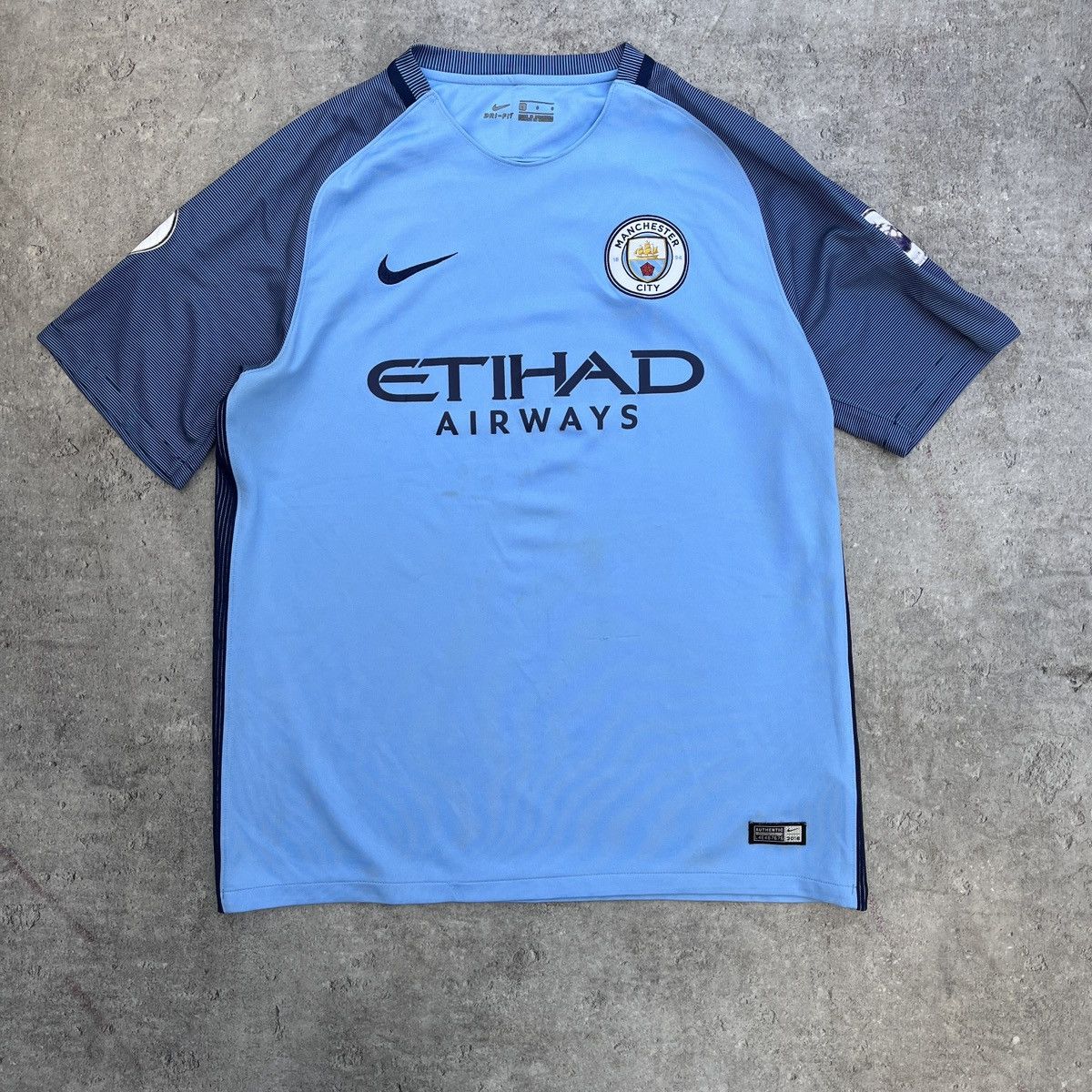 Pre-owned Jersey X Nike Manchester City Jersey 2016 Blockcore In Blue