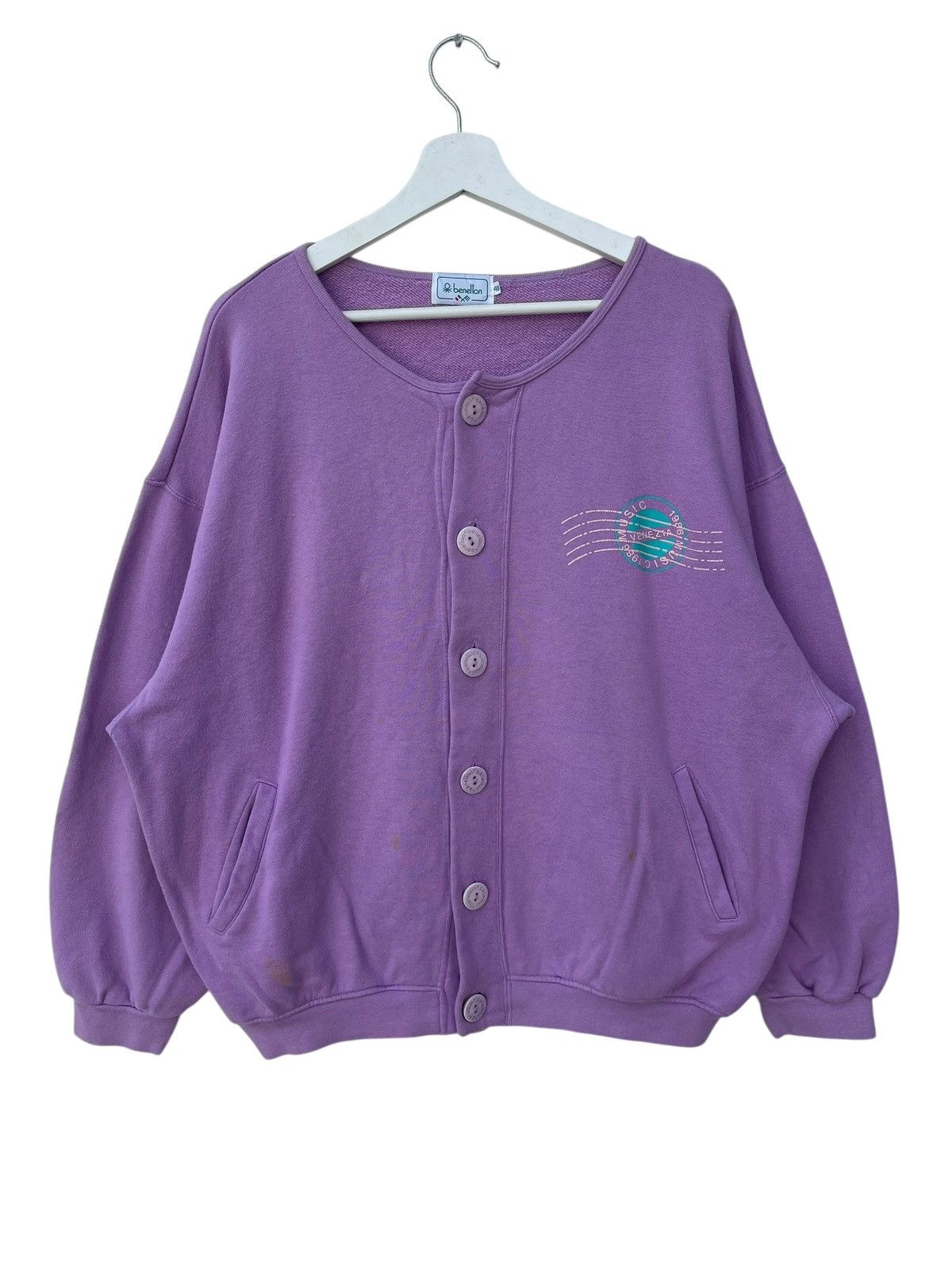 United Colors Of Benetton United Color of Benetton VENEZIA cardigan button up sweater Size XL / US 12-14 / IT 48-50 - 2 Thumbnail